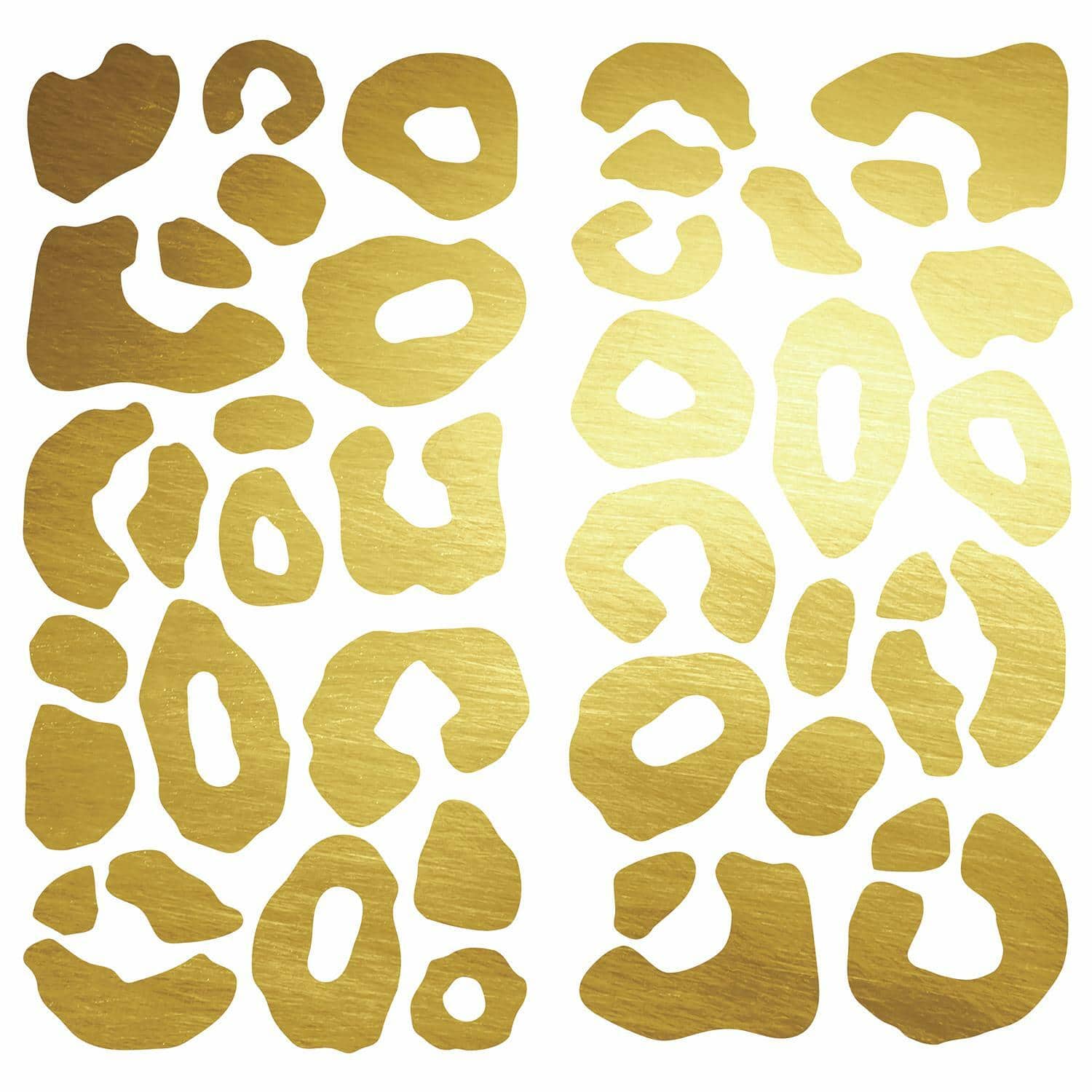 RoomMates Metallic Leopard Spot Peel & Stick Wall Decals