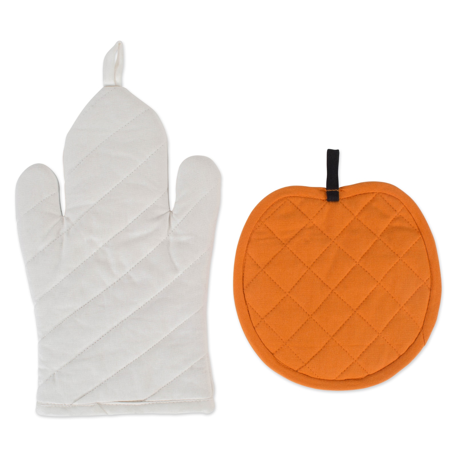Ghost Oven Mitt & Jack O' Lantern Potholder Set