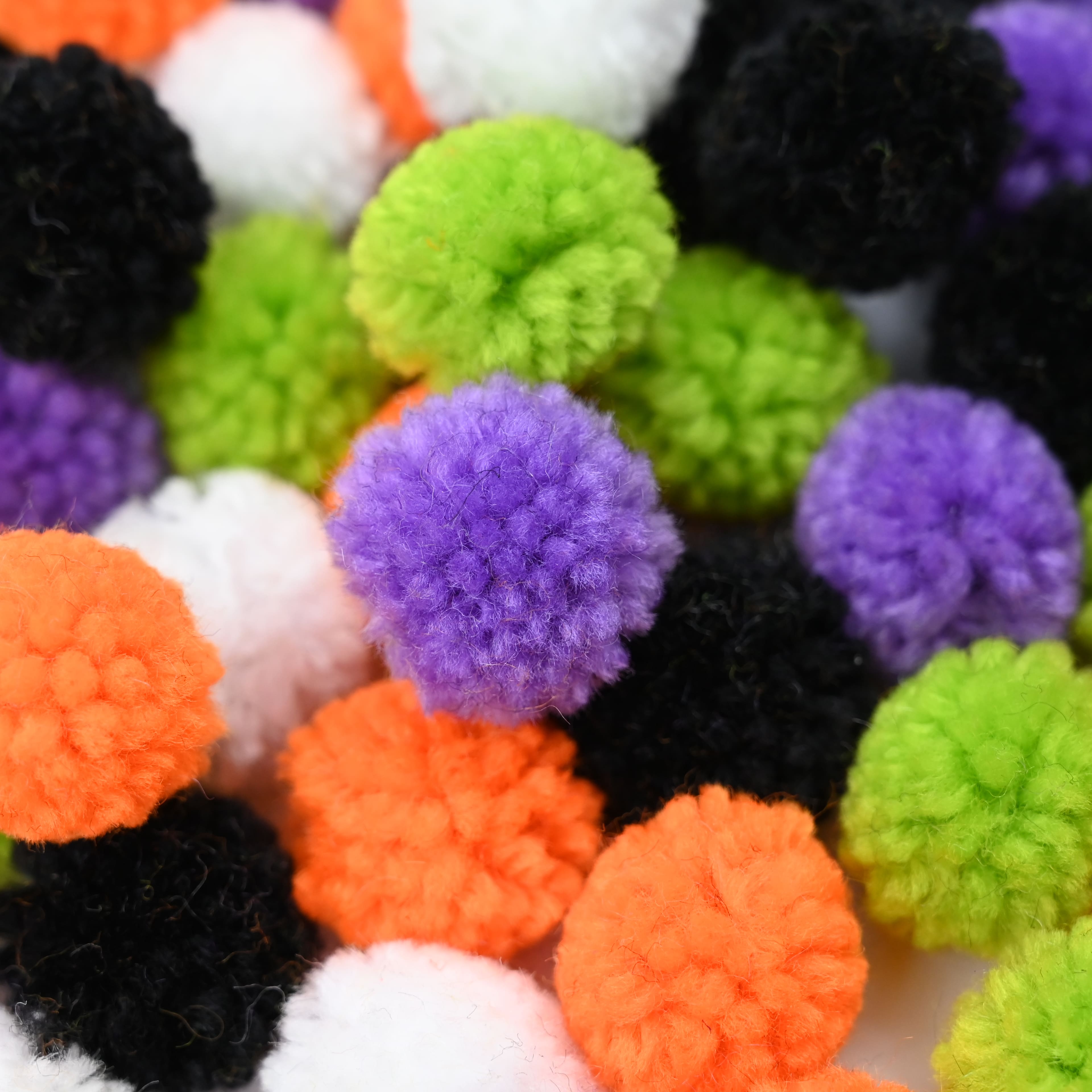 Traditional Halloween Yarn Poms, 60ct. by Creatology™