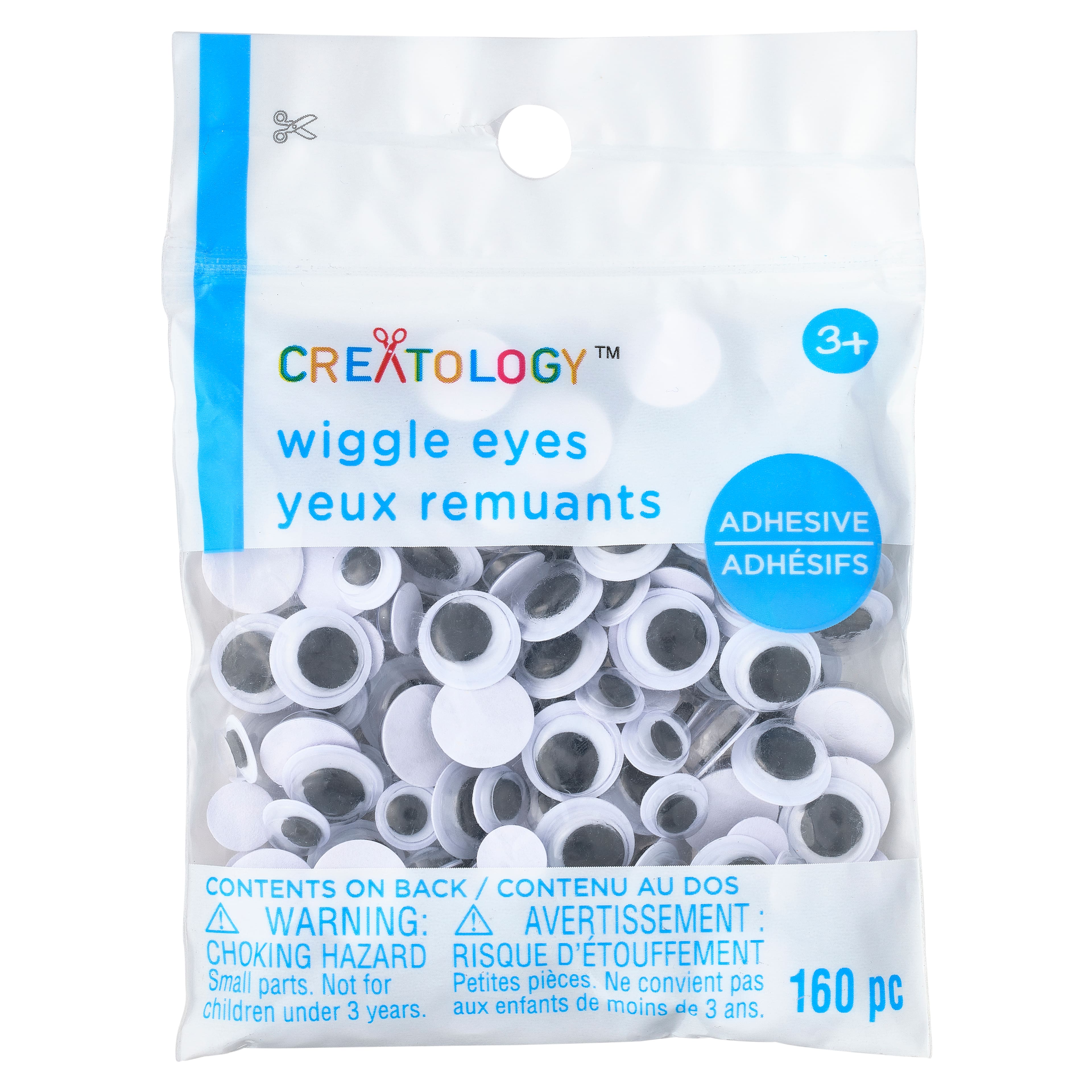 Assorted Adhesive Wiggle Eyes by Creatology™