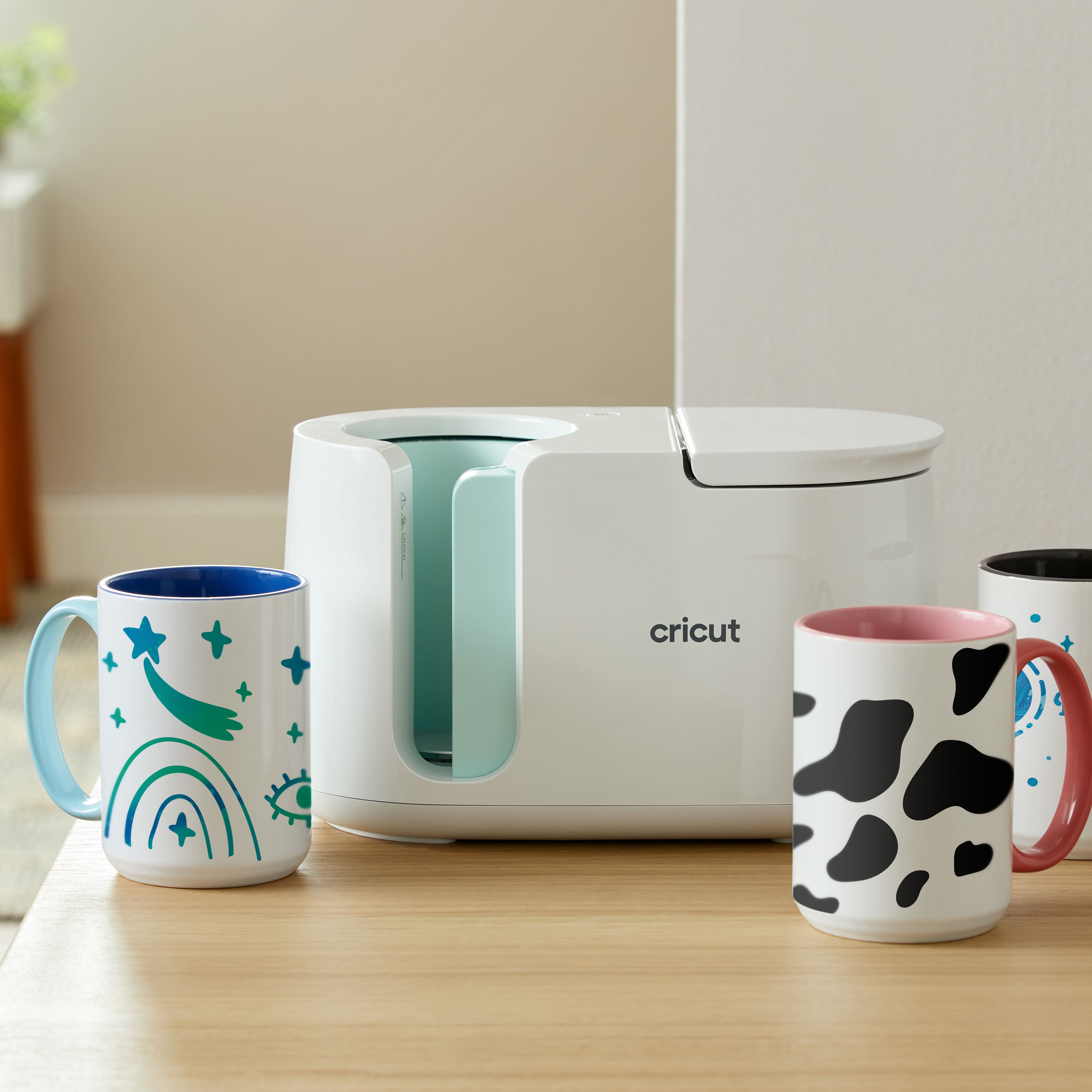 6 Pack: Cricut® 15oz. Beveled Ceramic Mug Blank