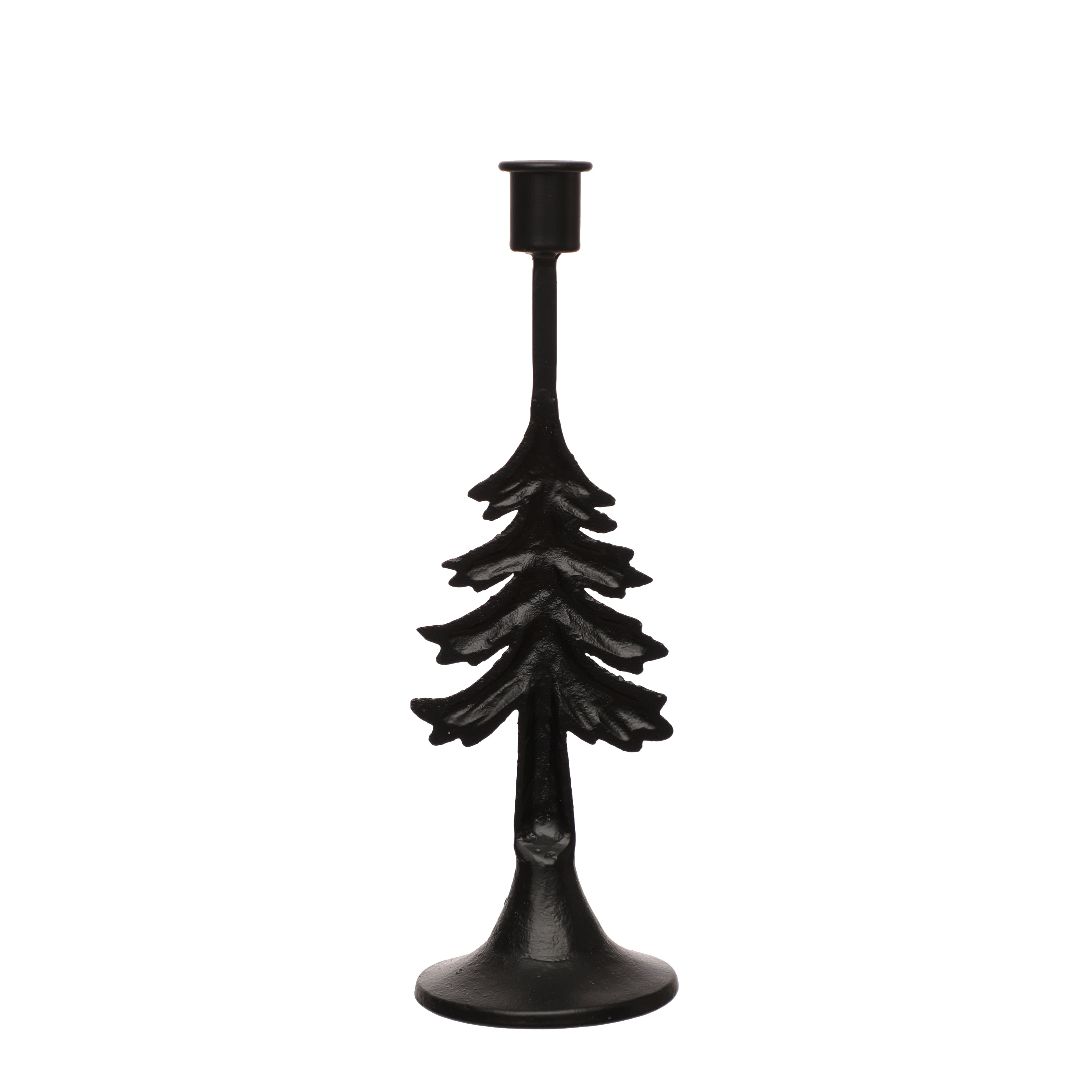 Black Christmas Tree Metal Candle Holder by Ashland&#xAE;