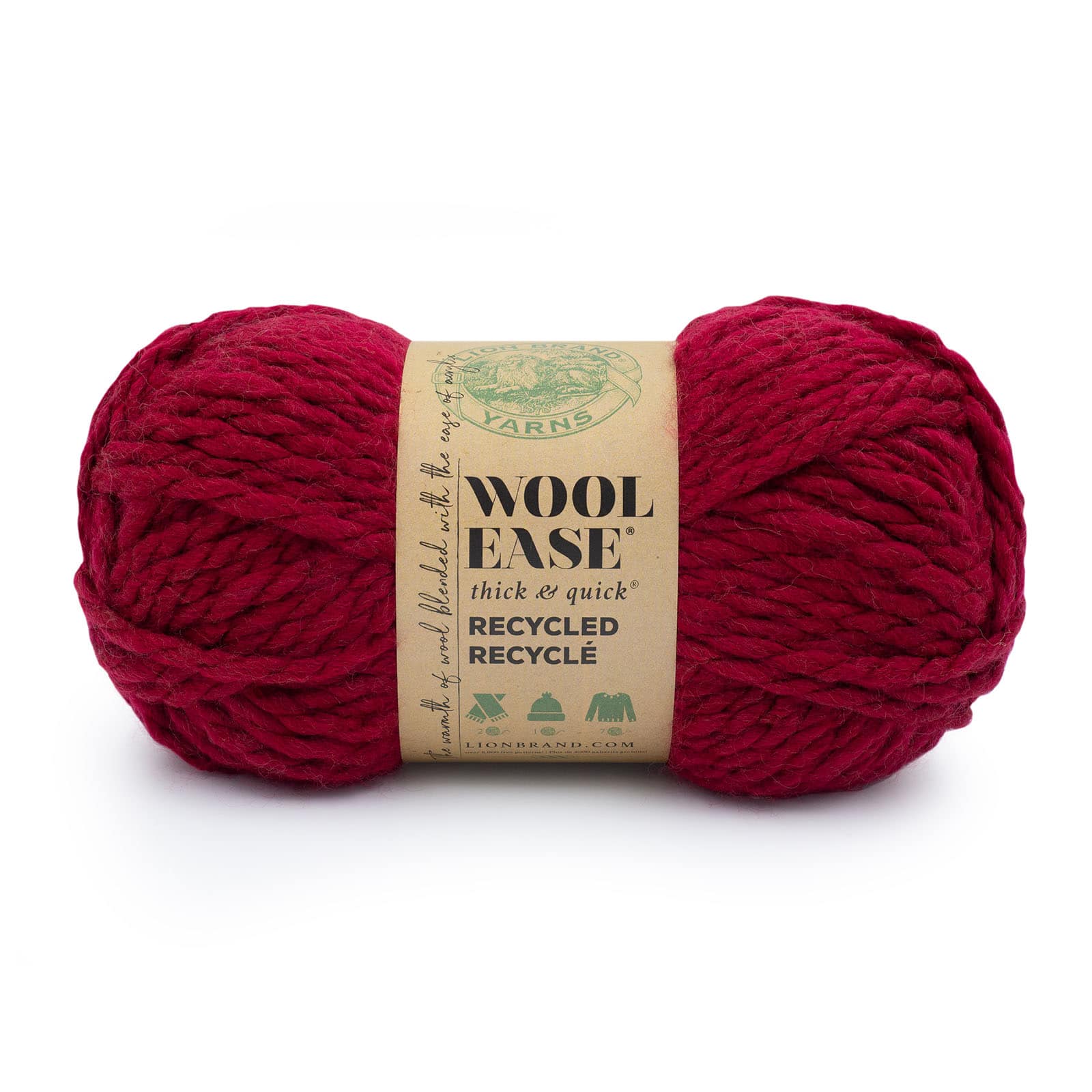 Lion Brand® Wool-Ease® Thick & Quick® Recycled Solid Yarn