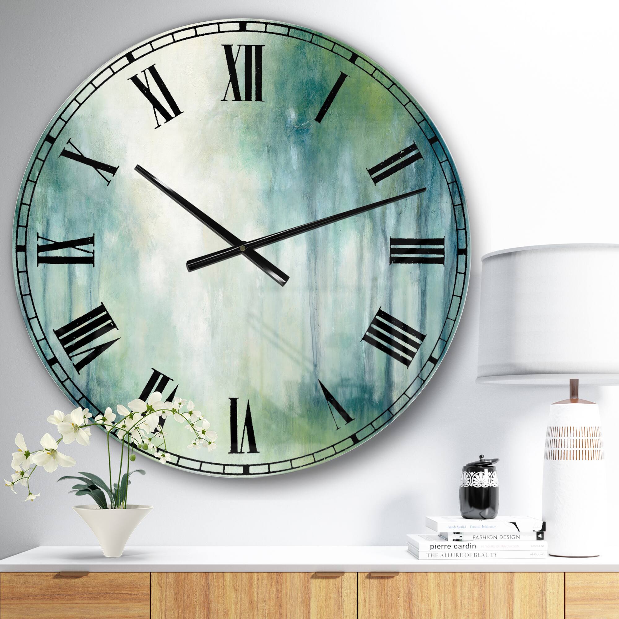 Designart Walk In The Forest Wall Clock