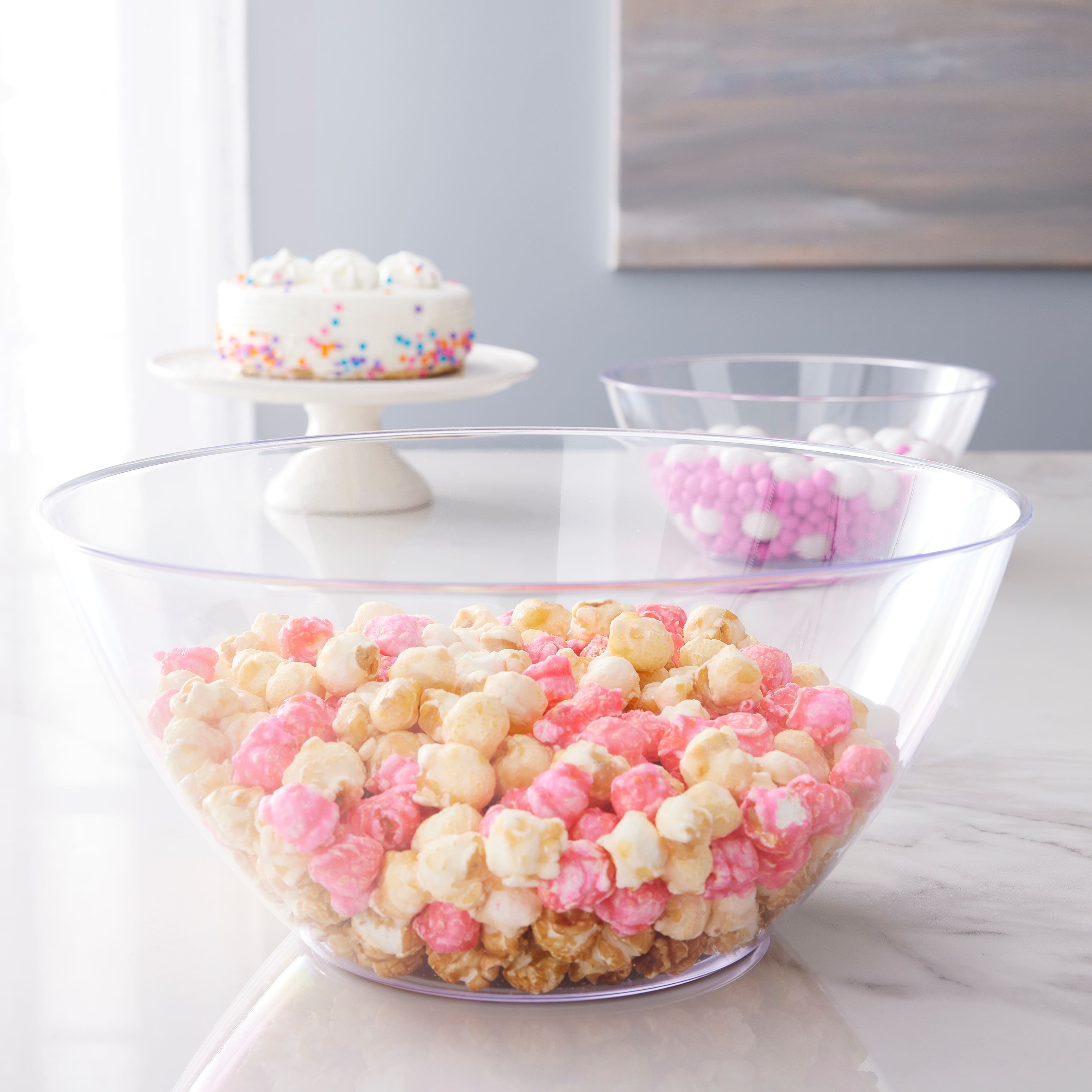 5qt. Clear Plastic Serving Bowl by Celebrate It™