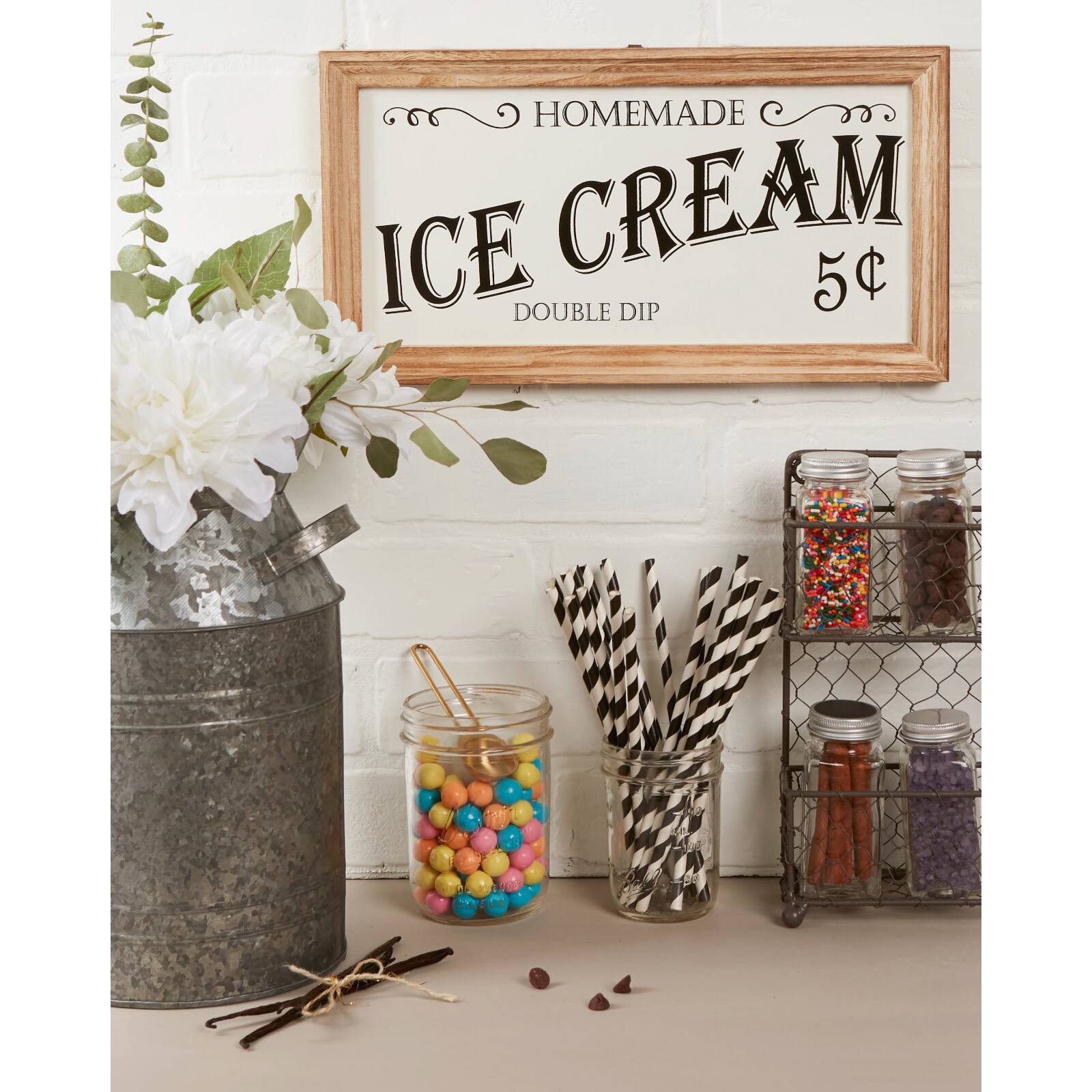 Farmhouse Ice Cream Sign