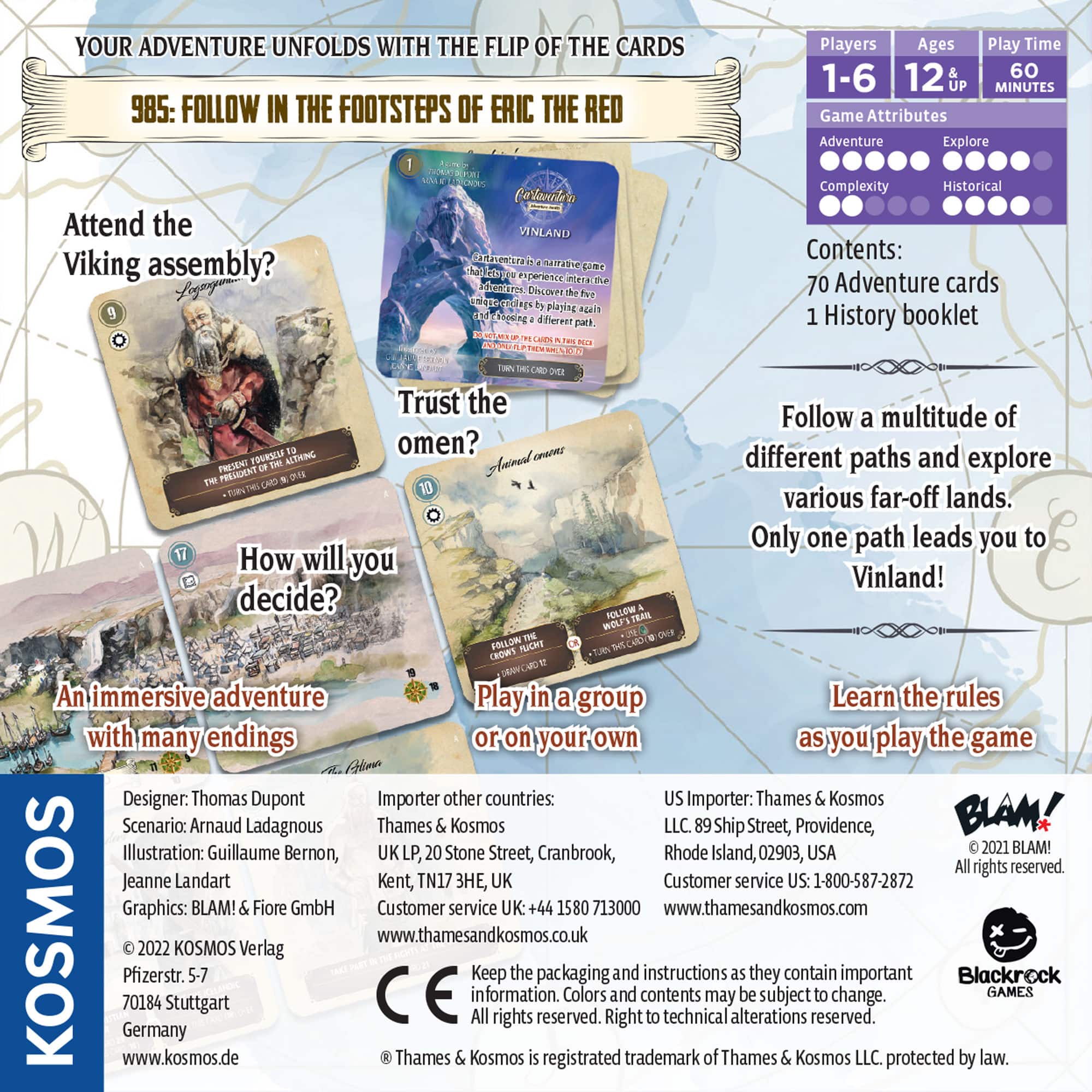 Thames &#x26; Kosmos Cartaventura: Vinland Game