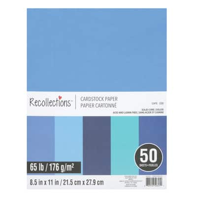 Cape Cod 8.5 x 11 Cardstock Paper by Recollections®, 50 Sheets | Michaels