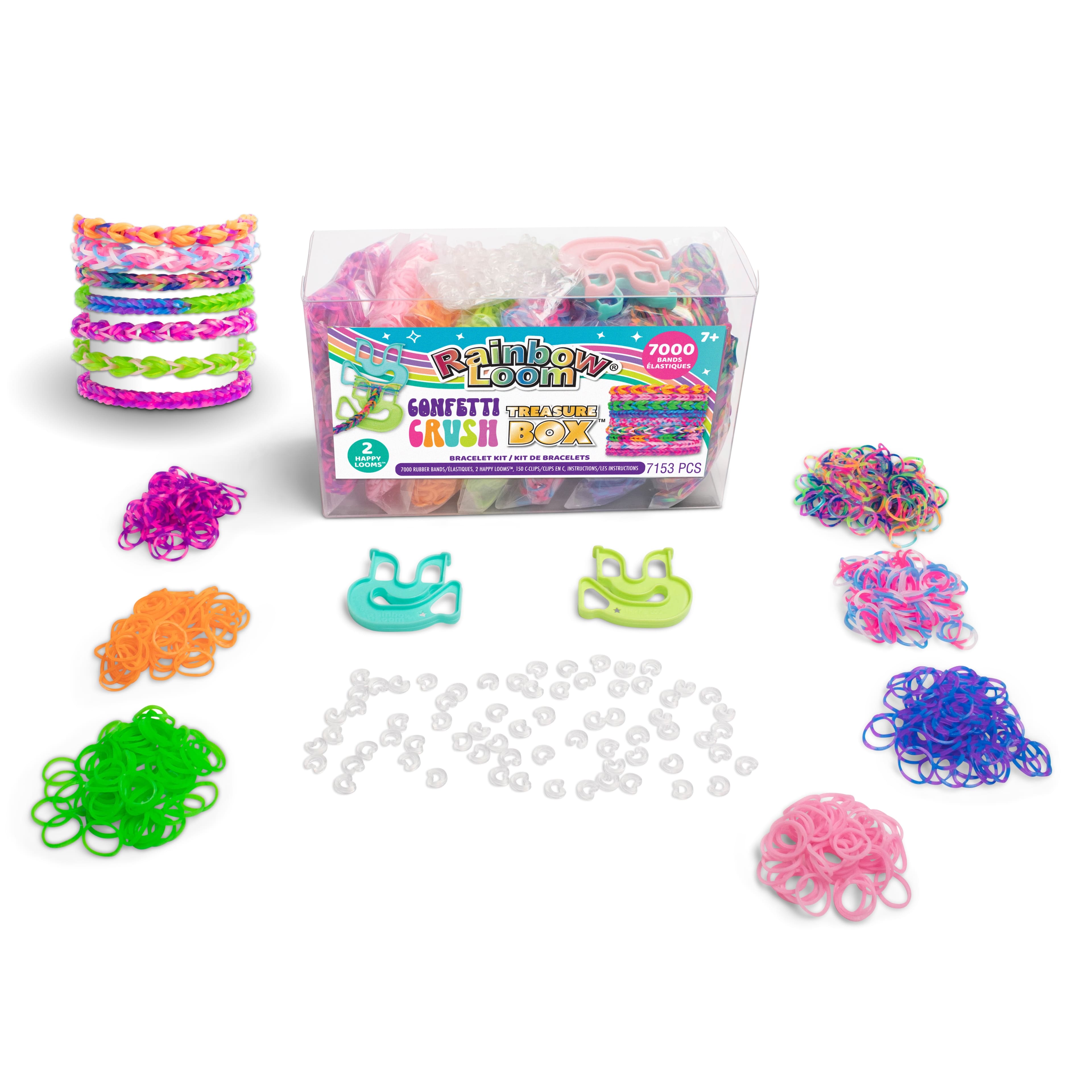 Rainbow Loom&#xAE; Confetti Crush Treasure Box&#x2122; Bracelet Kit