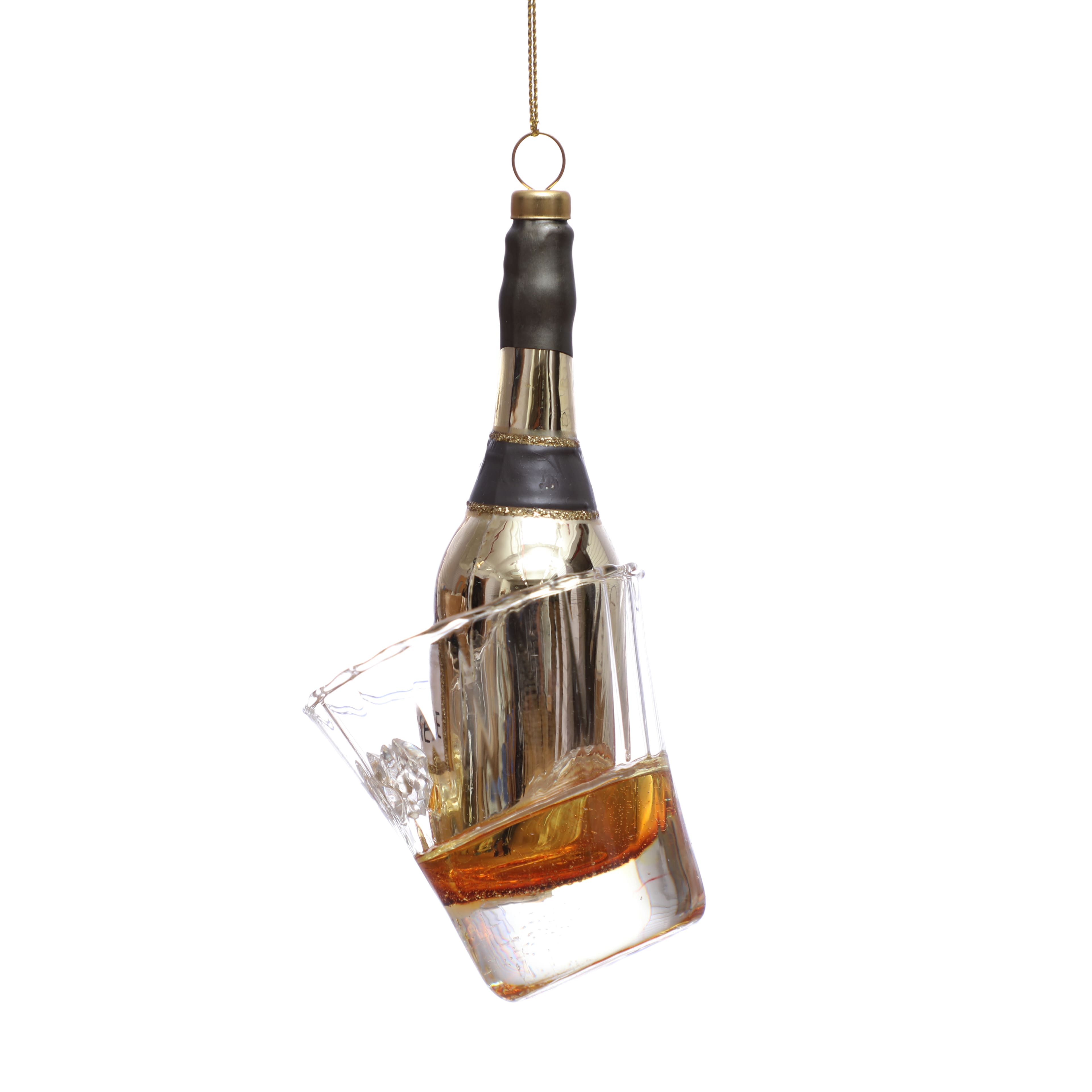 5.5&#x22; Champagne in Bucket Glass Ornament by Ashland&#xAE;