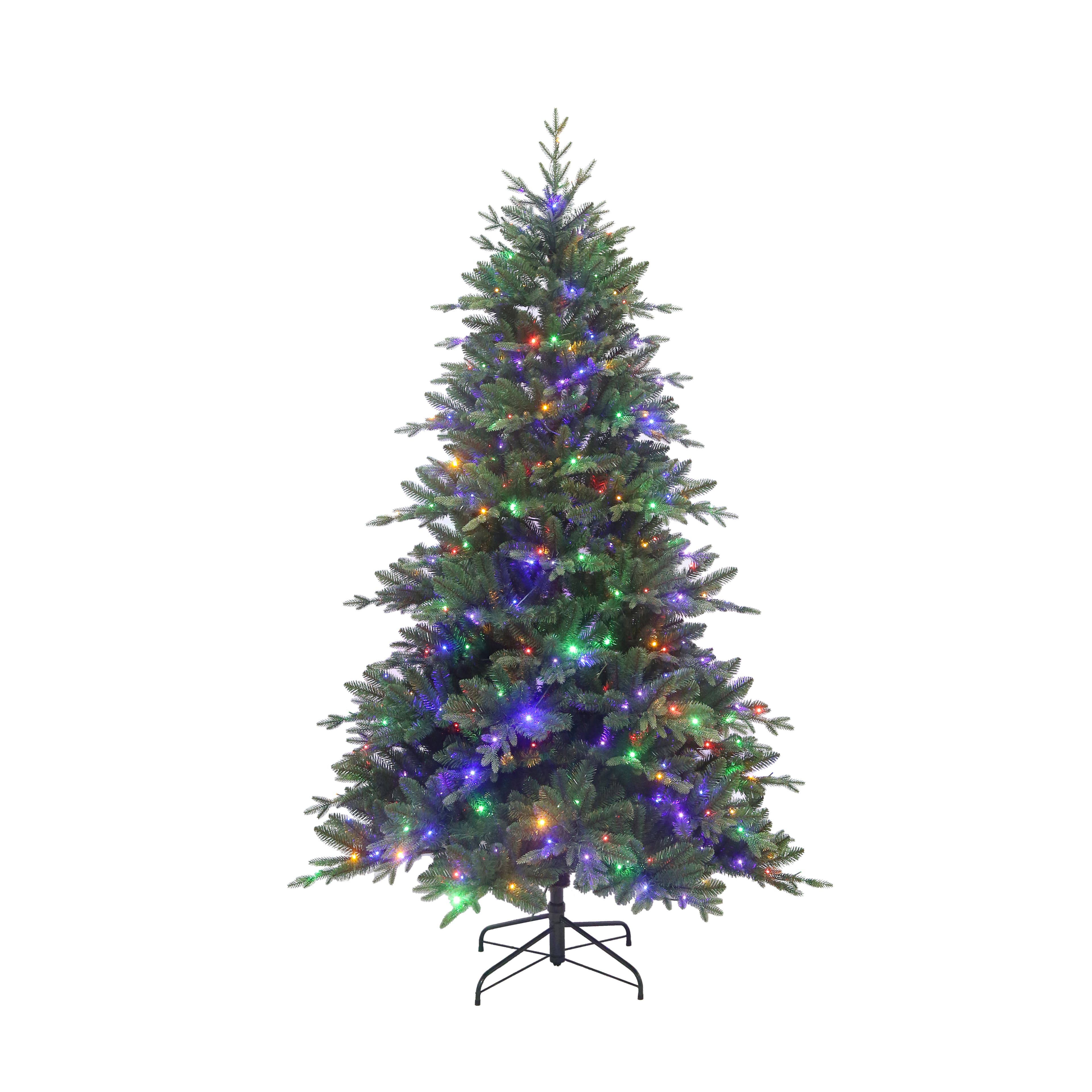 7.5ft. Pre-Lit Windsor Spruce Artificial Christmas Tree, Color Changing LED Lights by Ashland&#xAE;