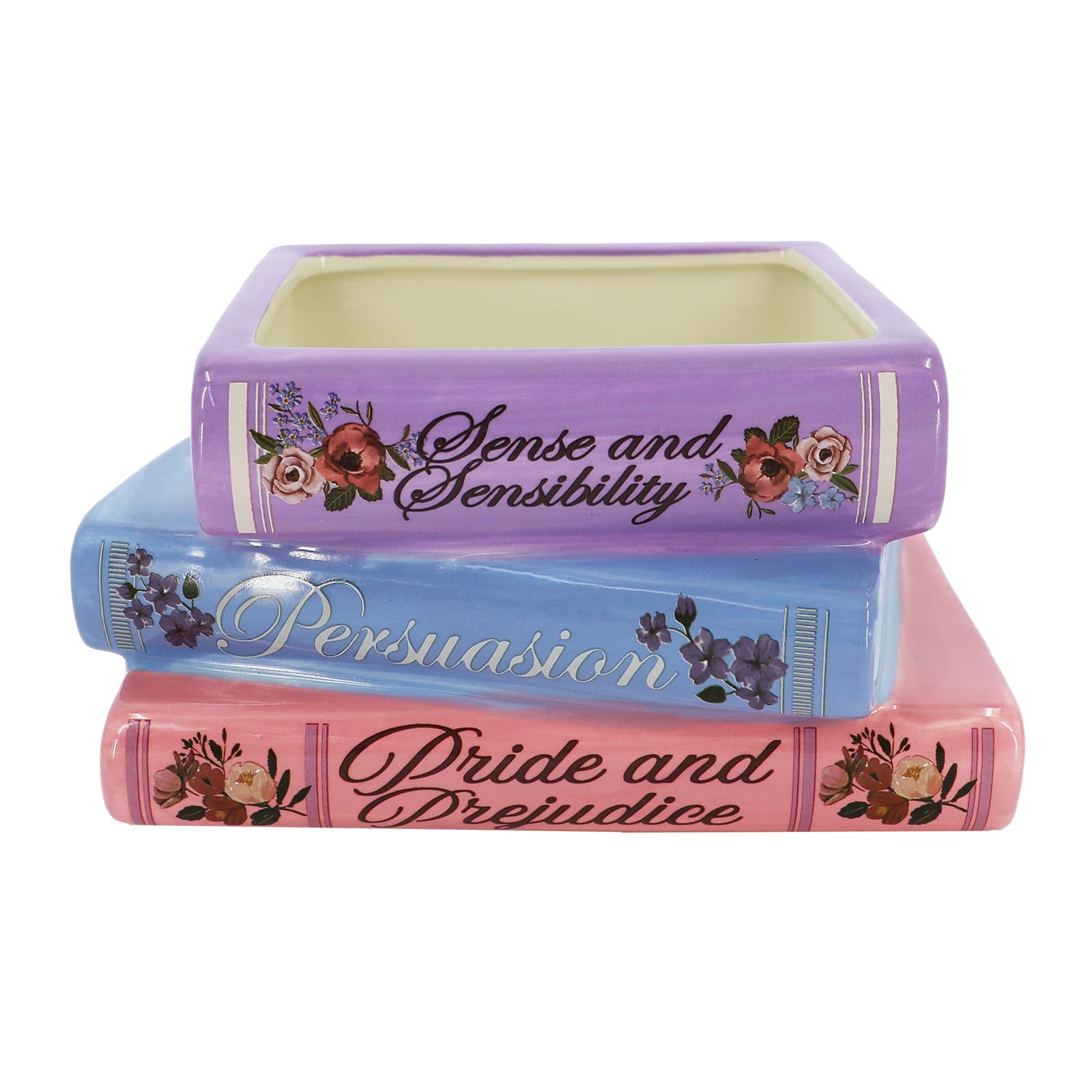 7.25" Ceramic Books Decorative Container by Ashland®