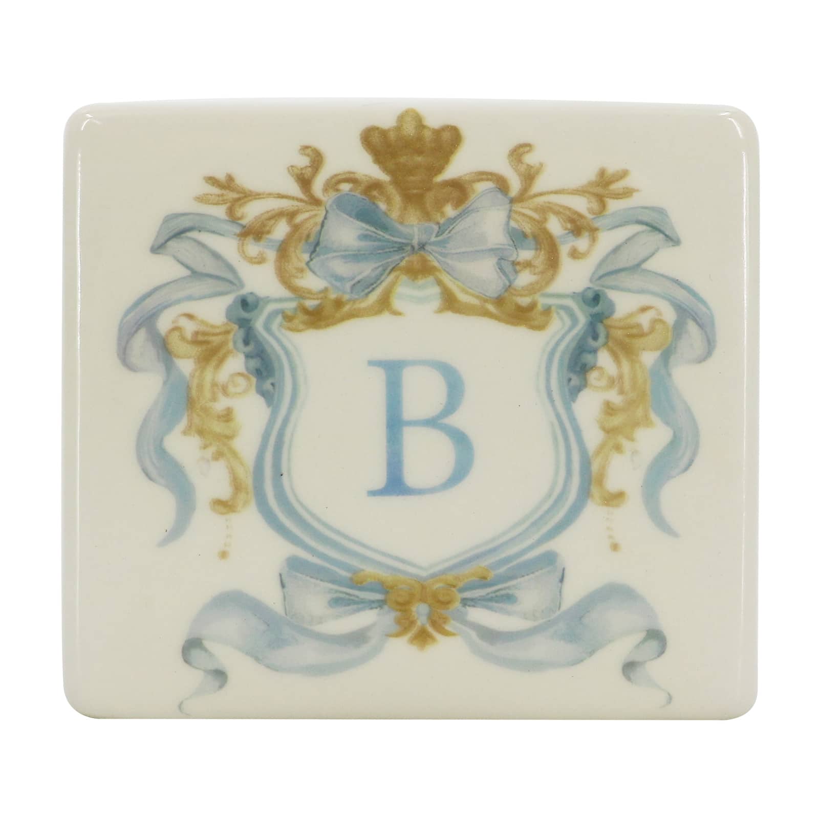 4.5&#x22; x 4&#x22; Ceramic Monogram D&#xE9;cor by Ashland&#xAE;