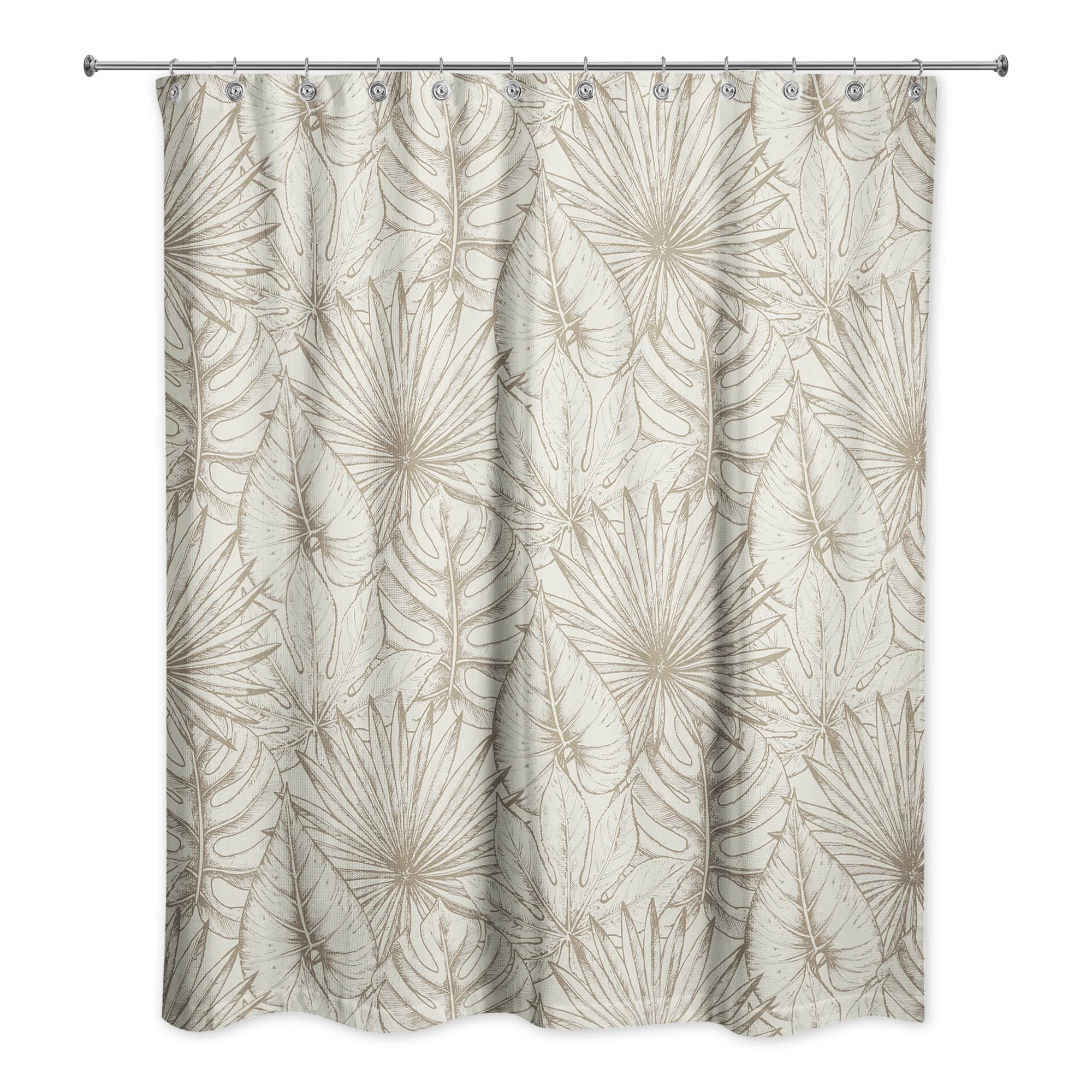 Vintage Palms Shower Curtain