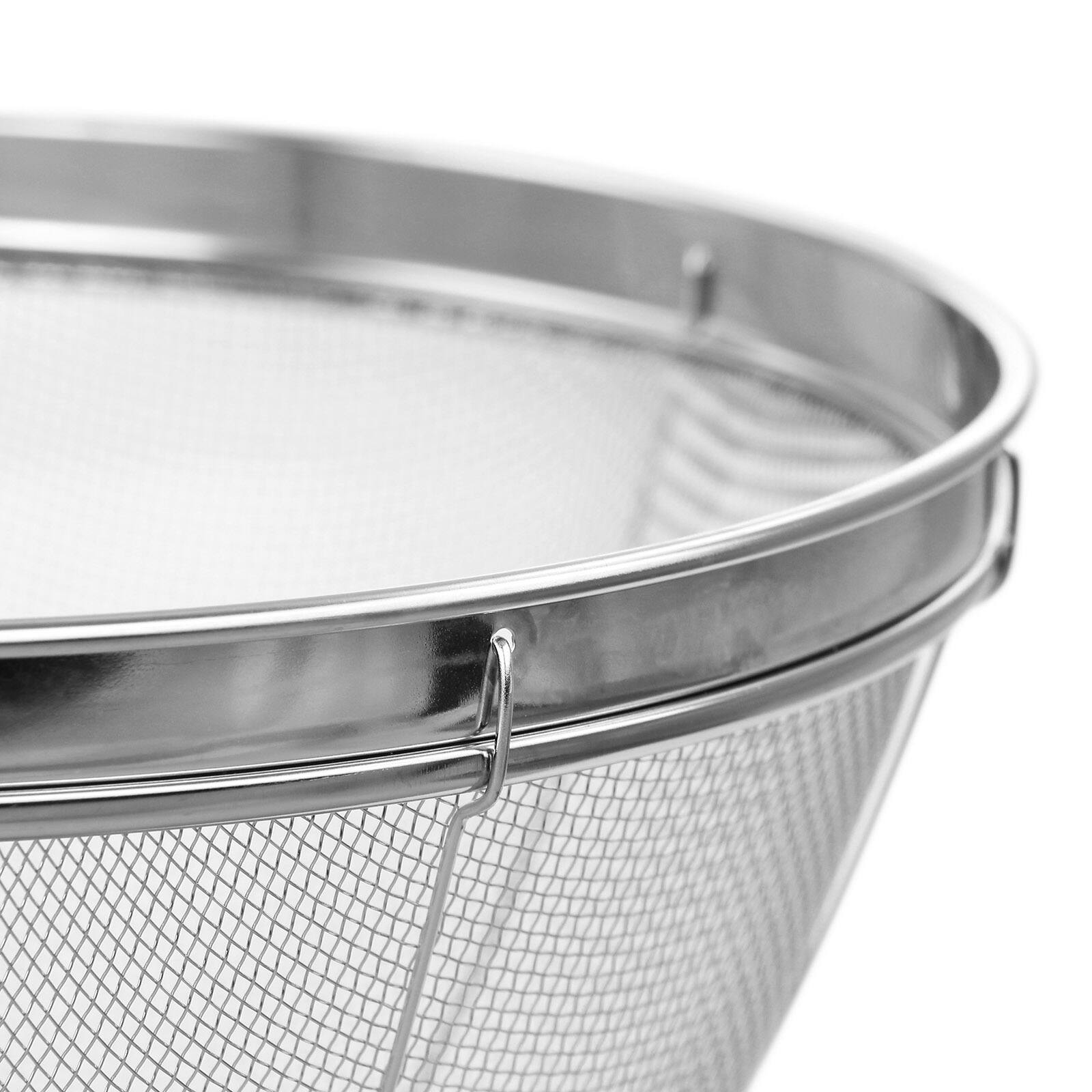 Martha Stewart 2-Piece Stainless Steel Strainer Set