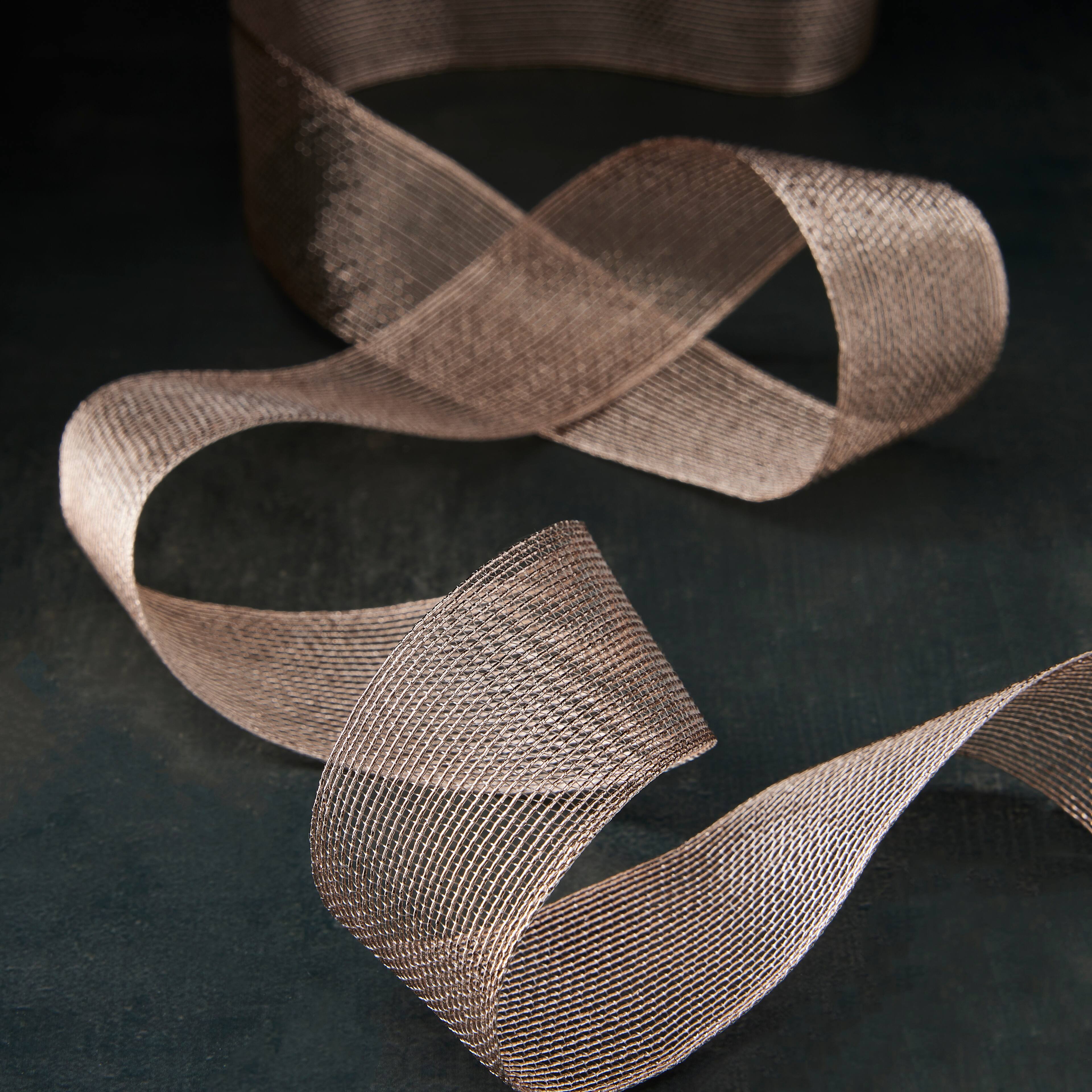 12 Pack: 1.5" x 3yd. Metallic Mesh by Celebrate It®