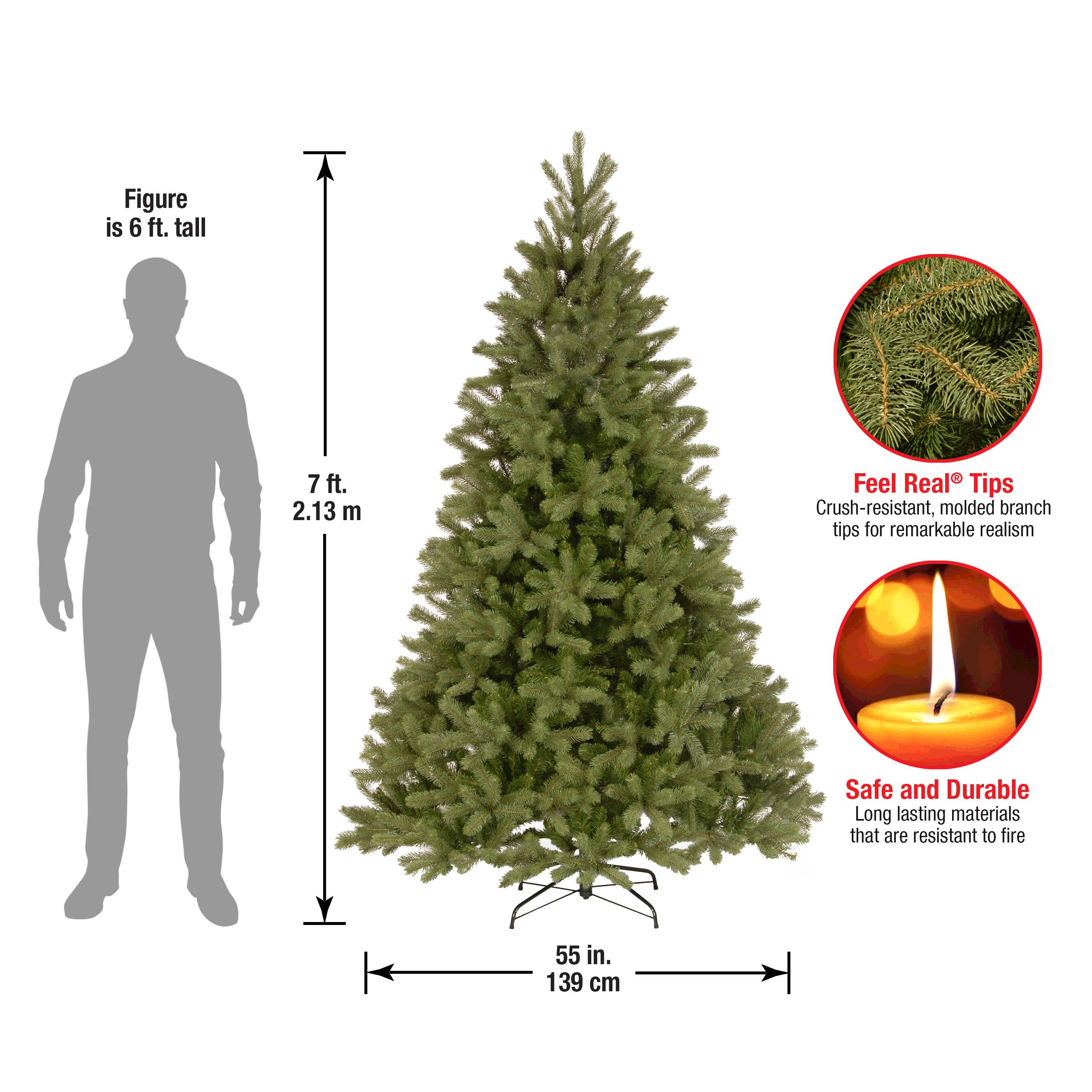 7 Ft. Unlit Feel Real® Downswept Douglas Fir Full Artificial Christmas Tree