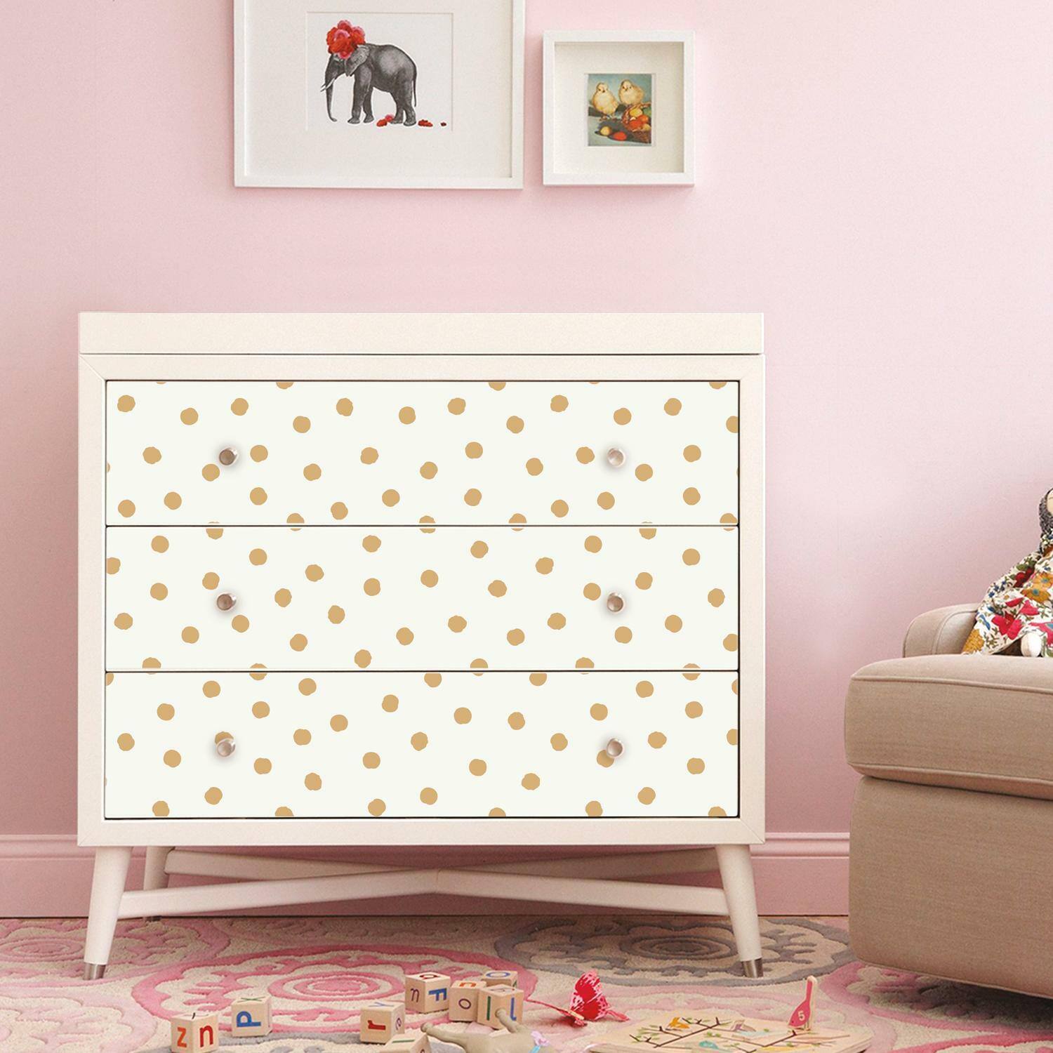 RoomMates Dot Peel &#x26; Stick Wallpaper