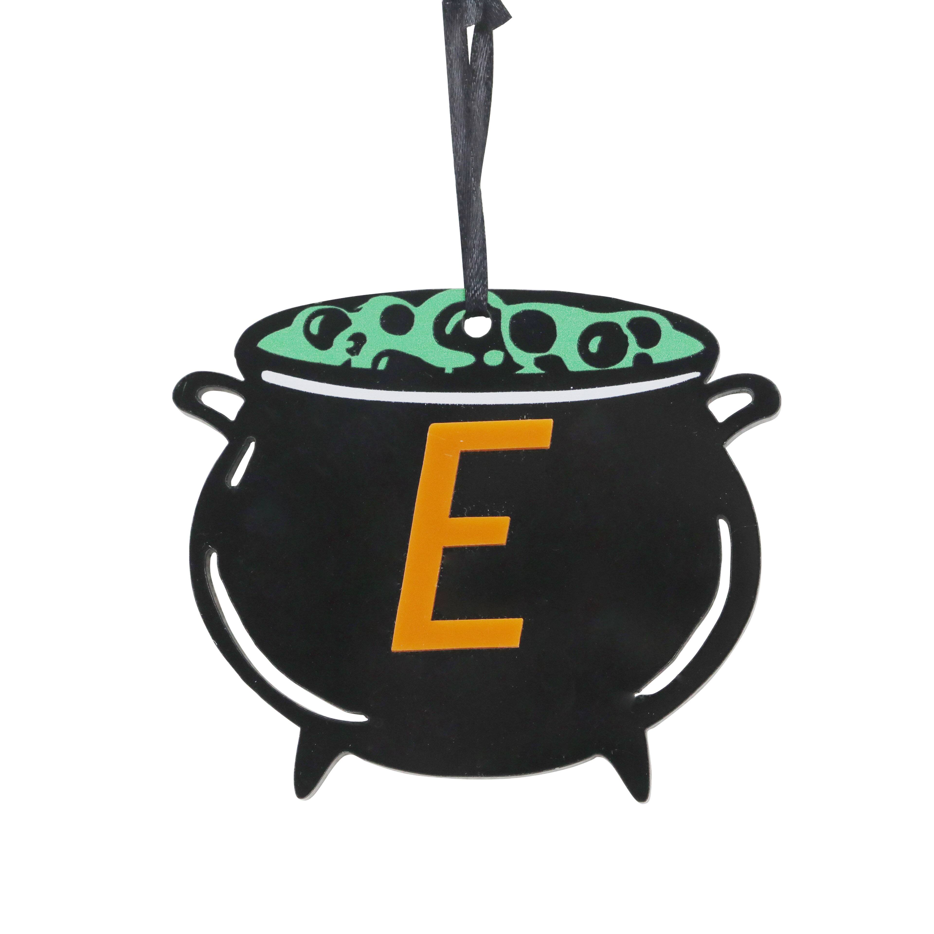 Assorted 3.75&#x22; Halloween Acrylic Monogram Ornament by Ashland&#xAE;