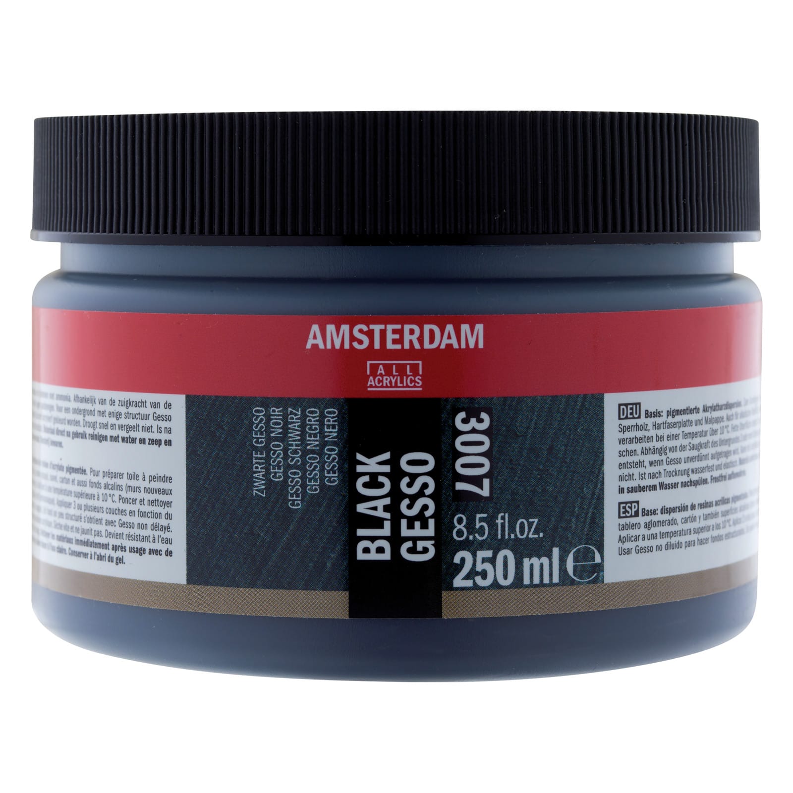 Amsterdam 250ml Black Gesso