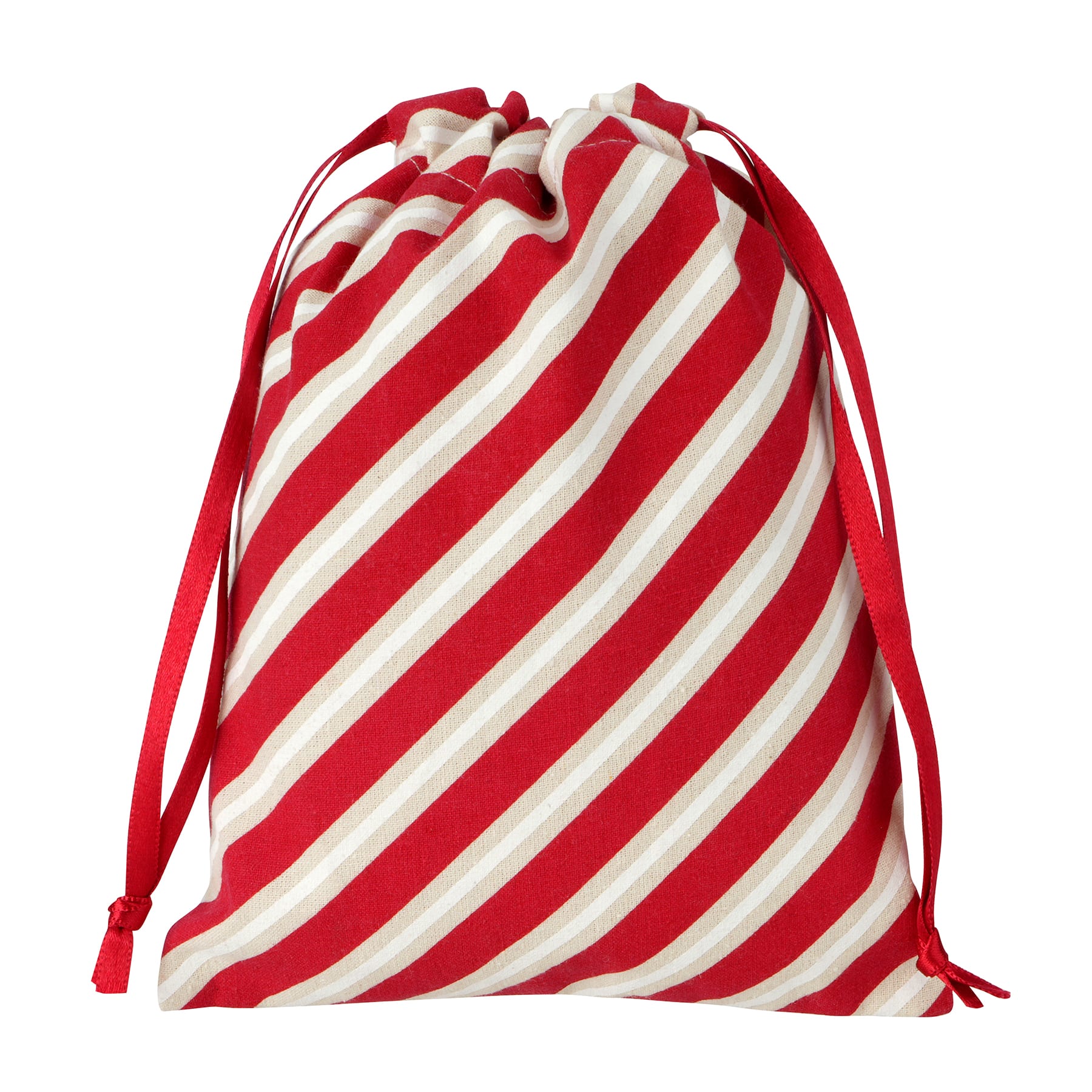 Small Red & White Candy Cane Stripes Santa Sacks, 2ct. by Celebrate It™