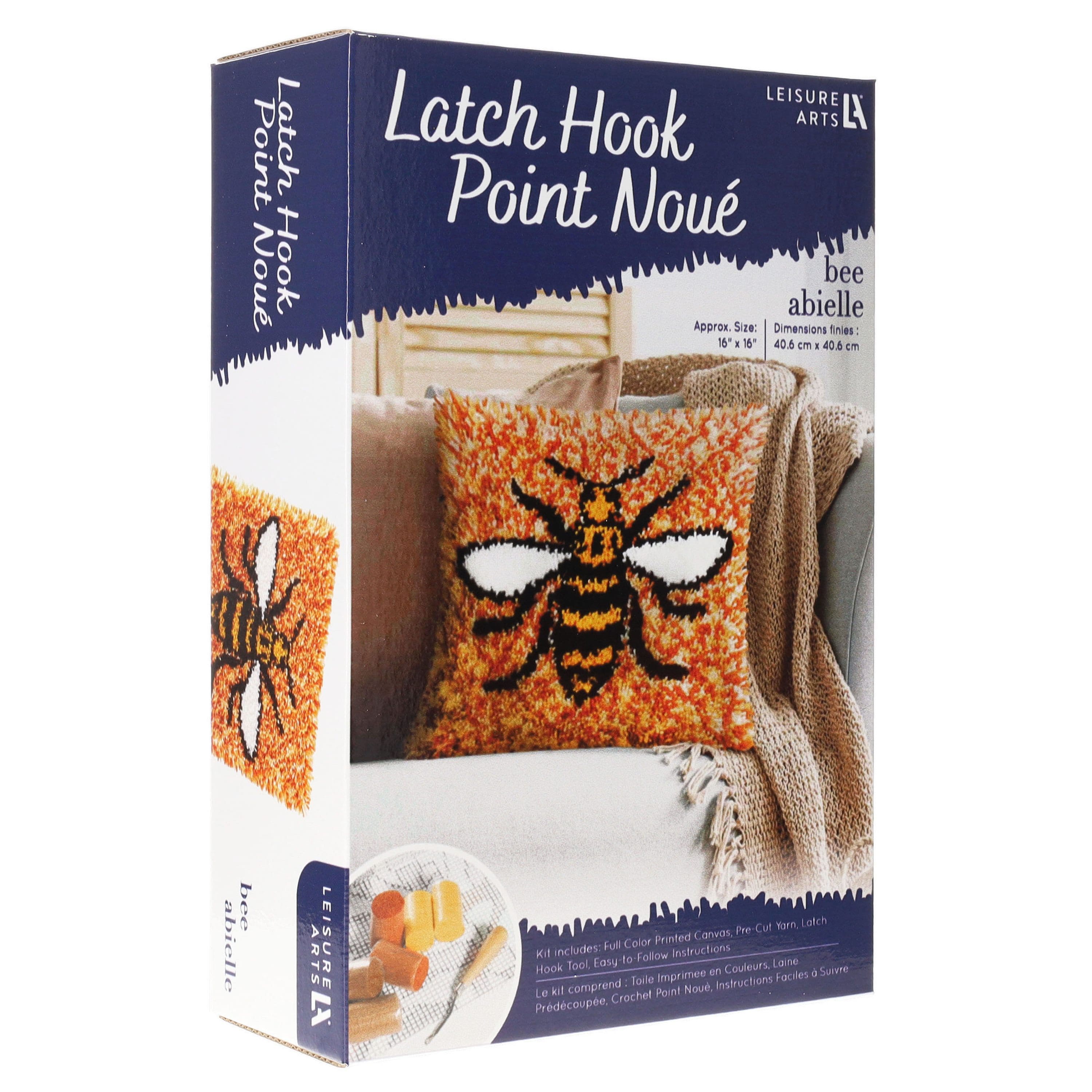 Leisure Arts&#xAE; Bee Latch Hook Kit