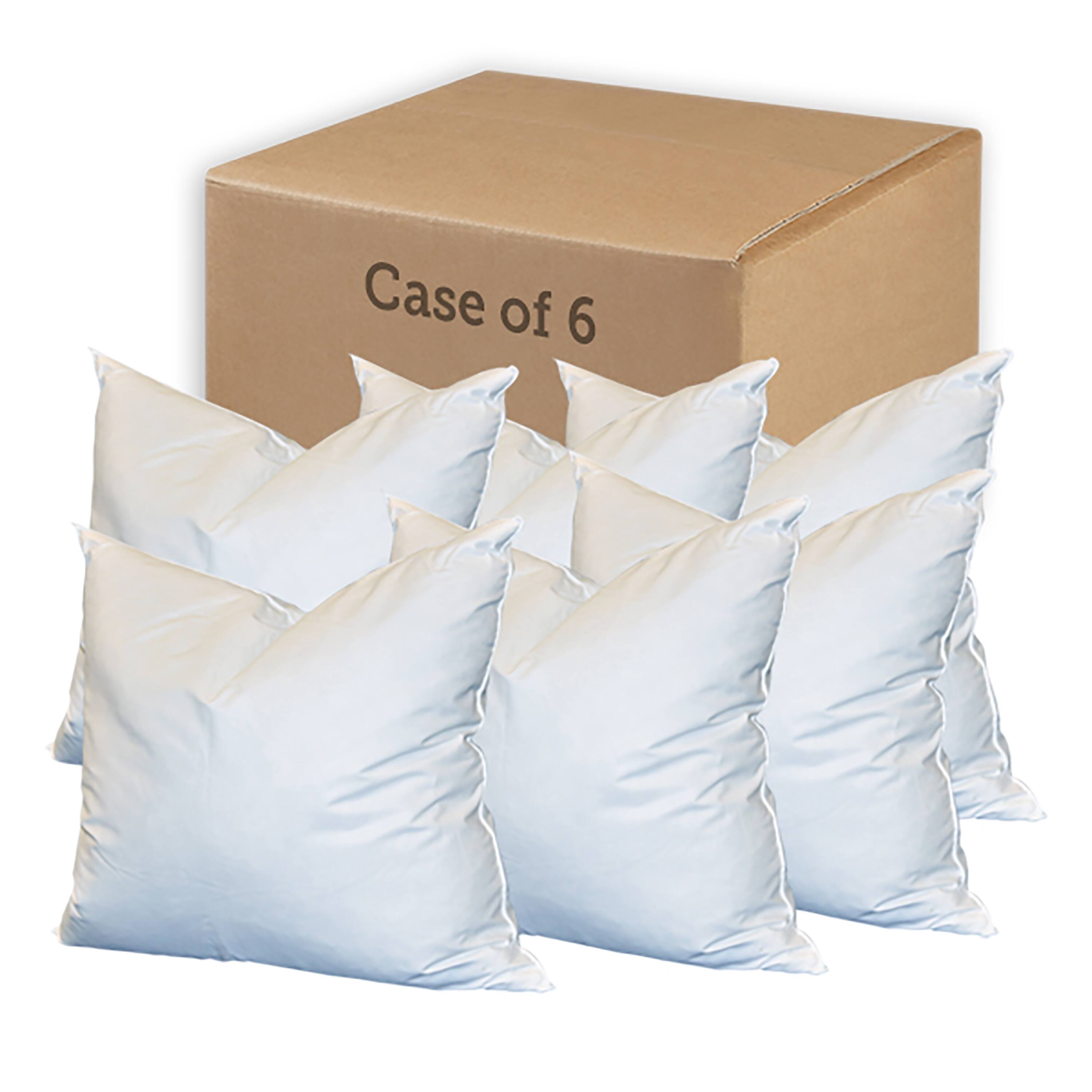 Feather-fil&#xAE; 6ct. Luxurious Feather &#x26; Down Pillow Inserts, 20&#x22; x 20&#x22;