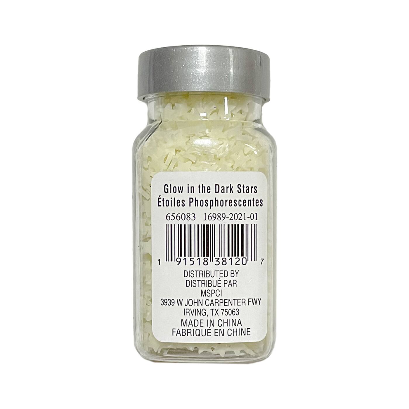 12 Pack: Glow-in-the-Dark Glitter Stars by Recollections™