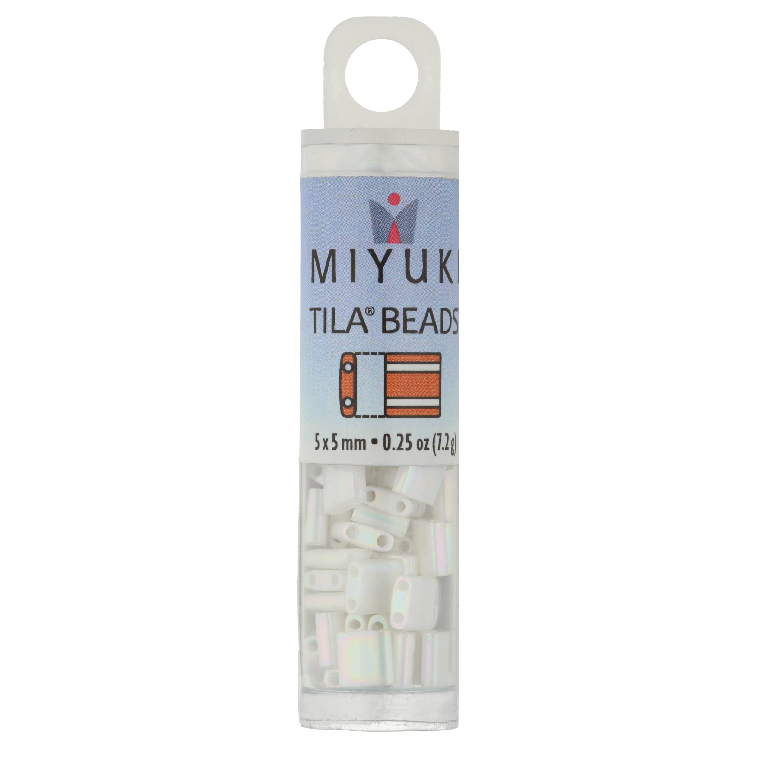 Miyuki&#xAE; Tila&#xAE; 5mm 2-Hole Square Glass Seed Beads