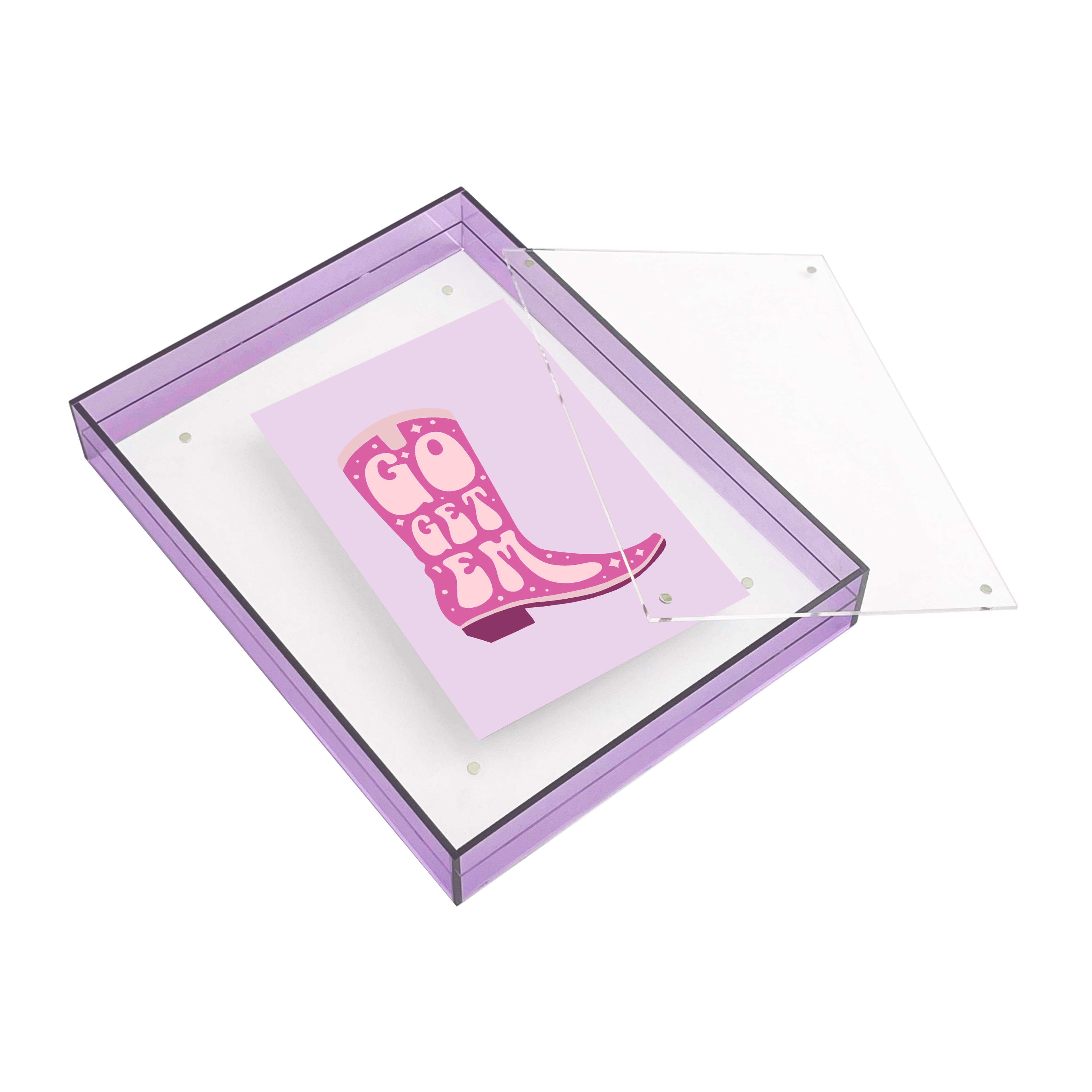 4&#x22; x 6&#x22; Retro Acrylic Tabletop Float Frame by Studio D&#xE9;cor&#xAE;