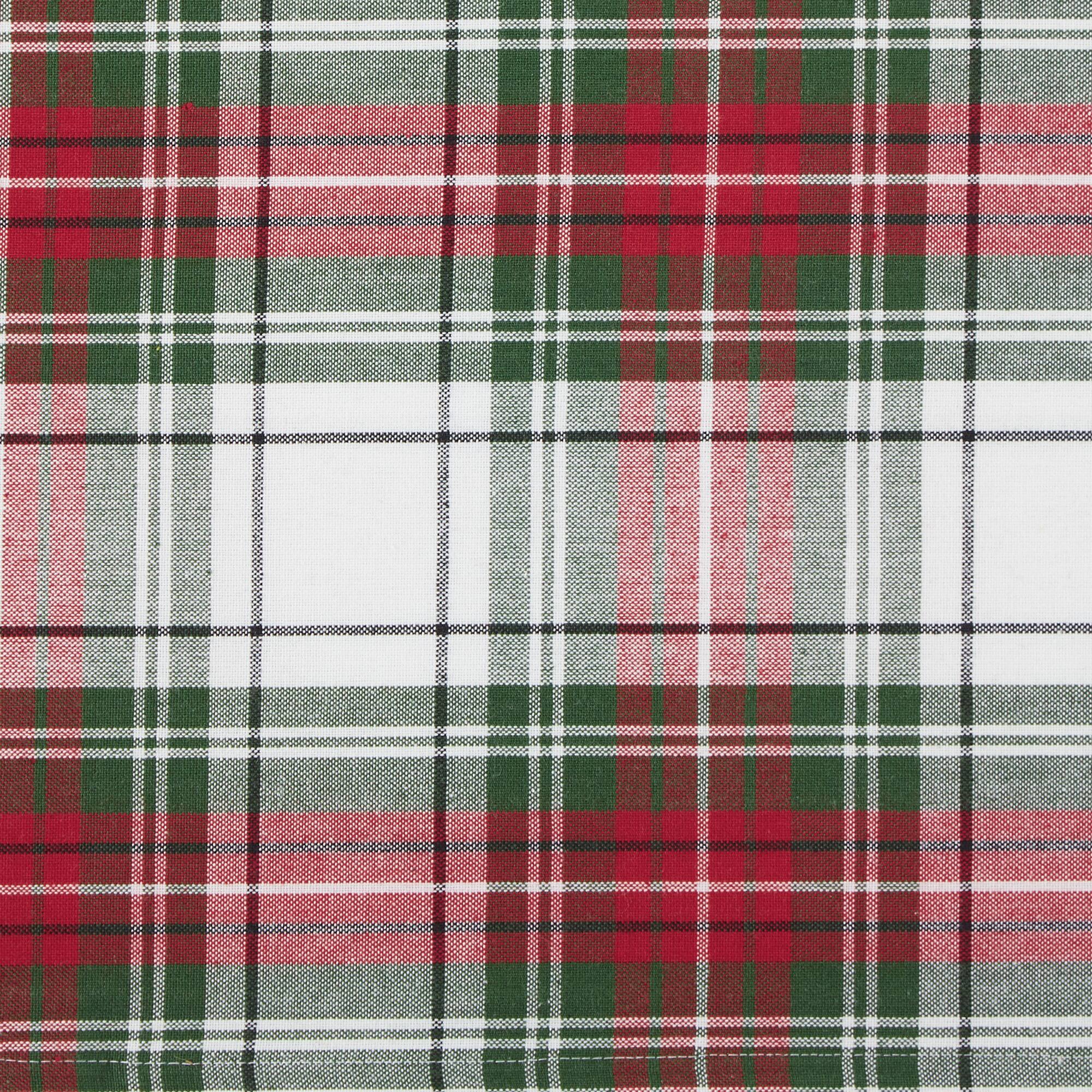 DII&#xAE; 108&#x22; Christmas Plaid Table Runner