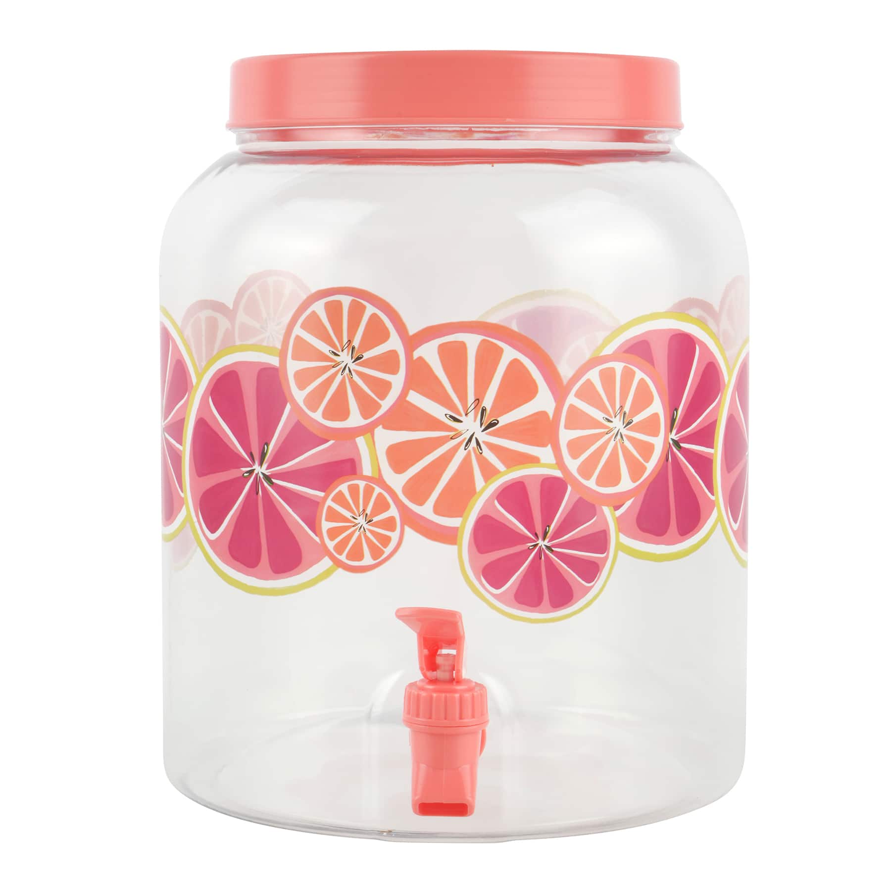 2gal. Pink Citrus Fruit Slices Dispenser by Ashland&#xAE;
