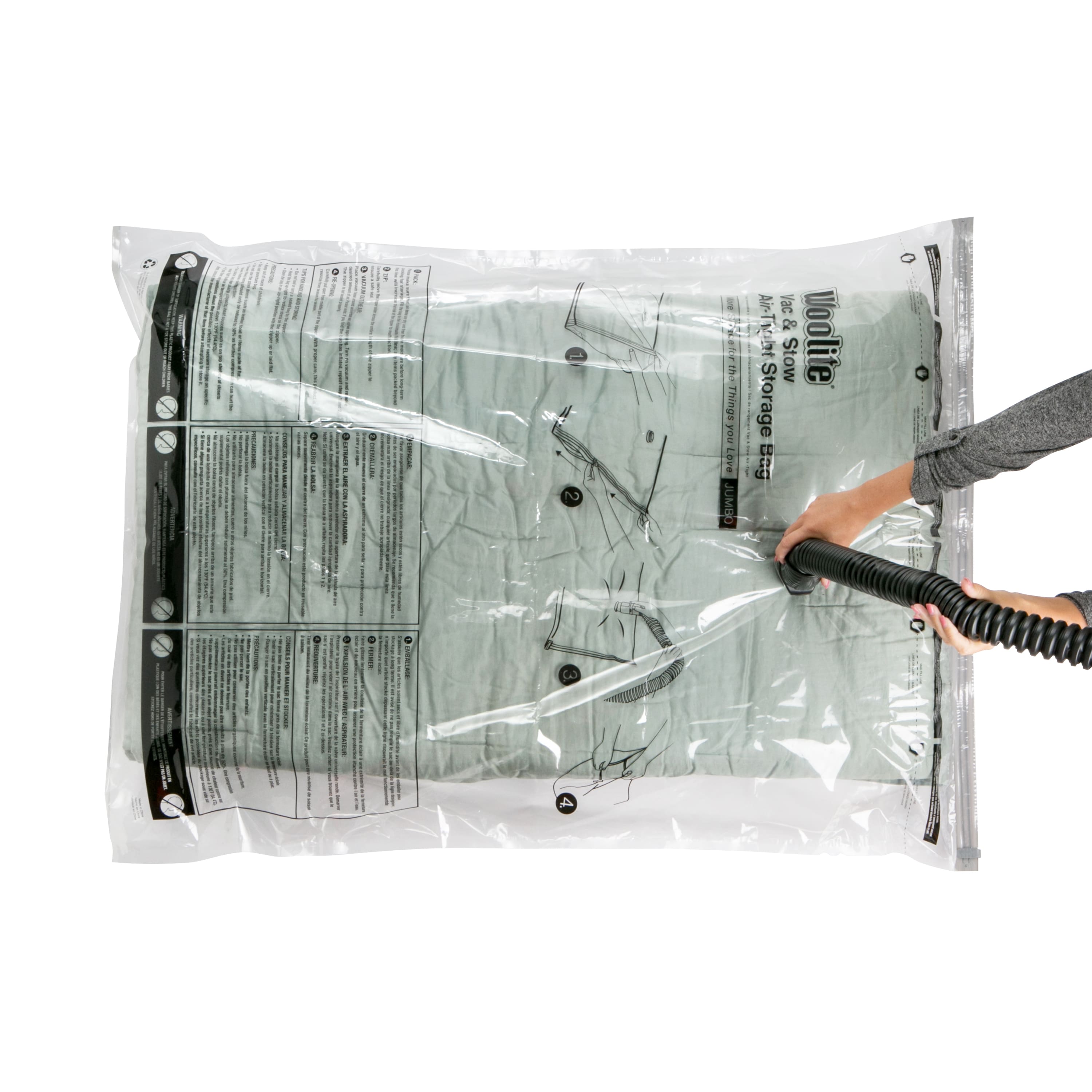 Woolite Air-Tight Jumbo Vacuum Storage Bag