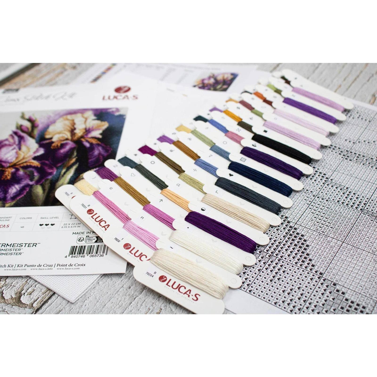 Luca-S Iris Burgermeister Counted Cross Stitch Kit