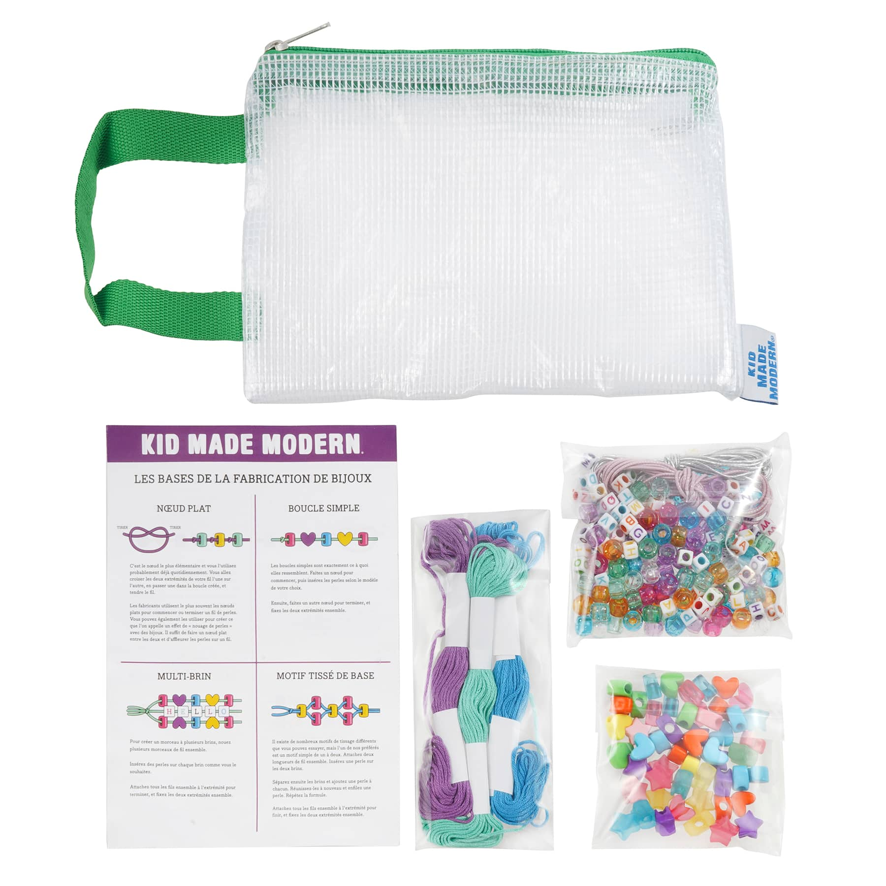 6 Pack: Kid Made Modern® On-The-Go Jewelry Making Kit