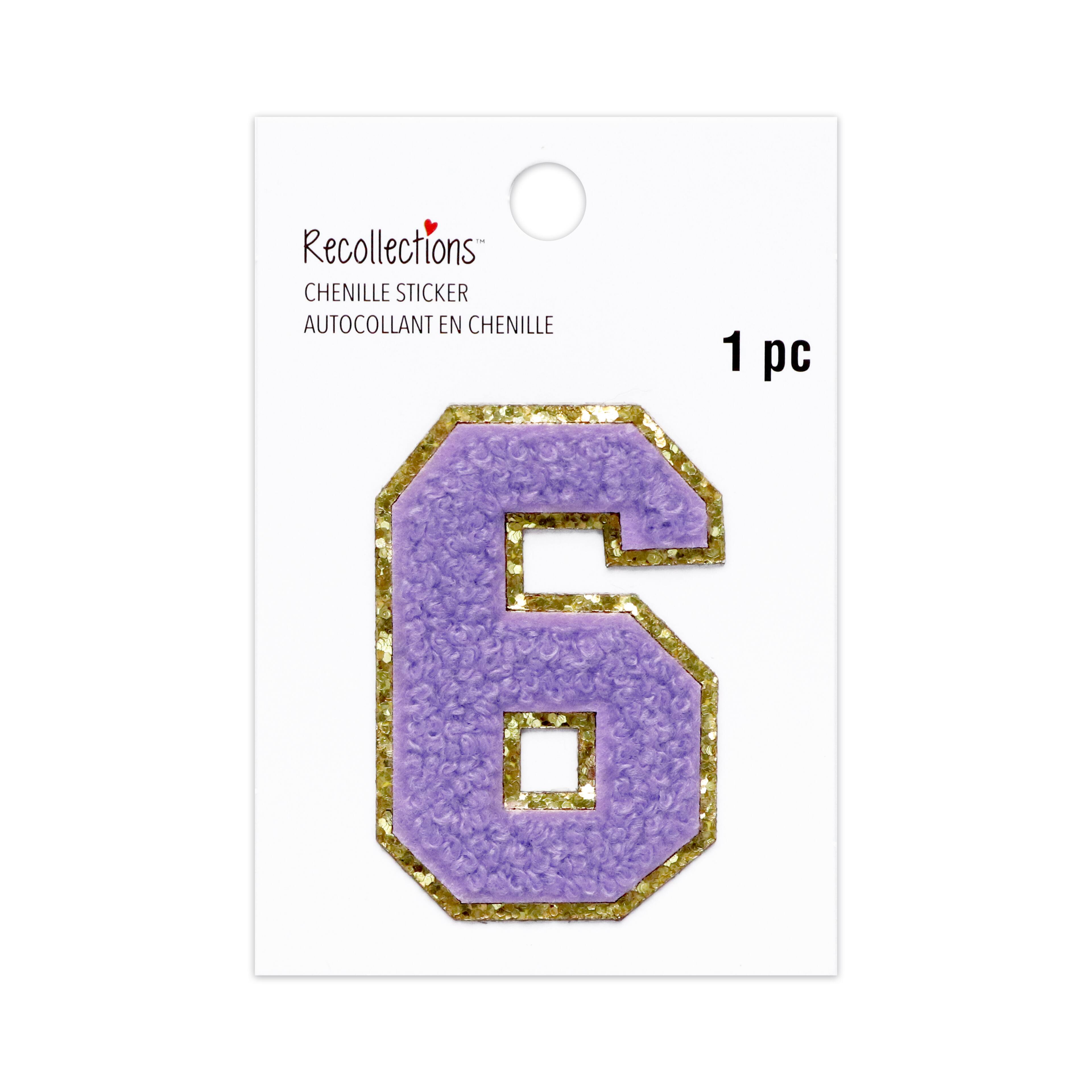 Chenille Number Sticker by Recollections&#x2122;