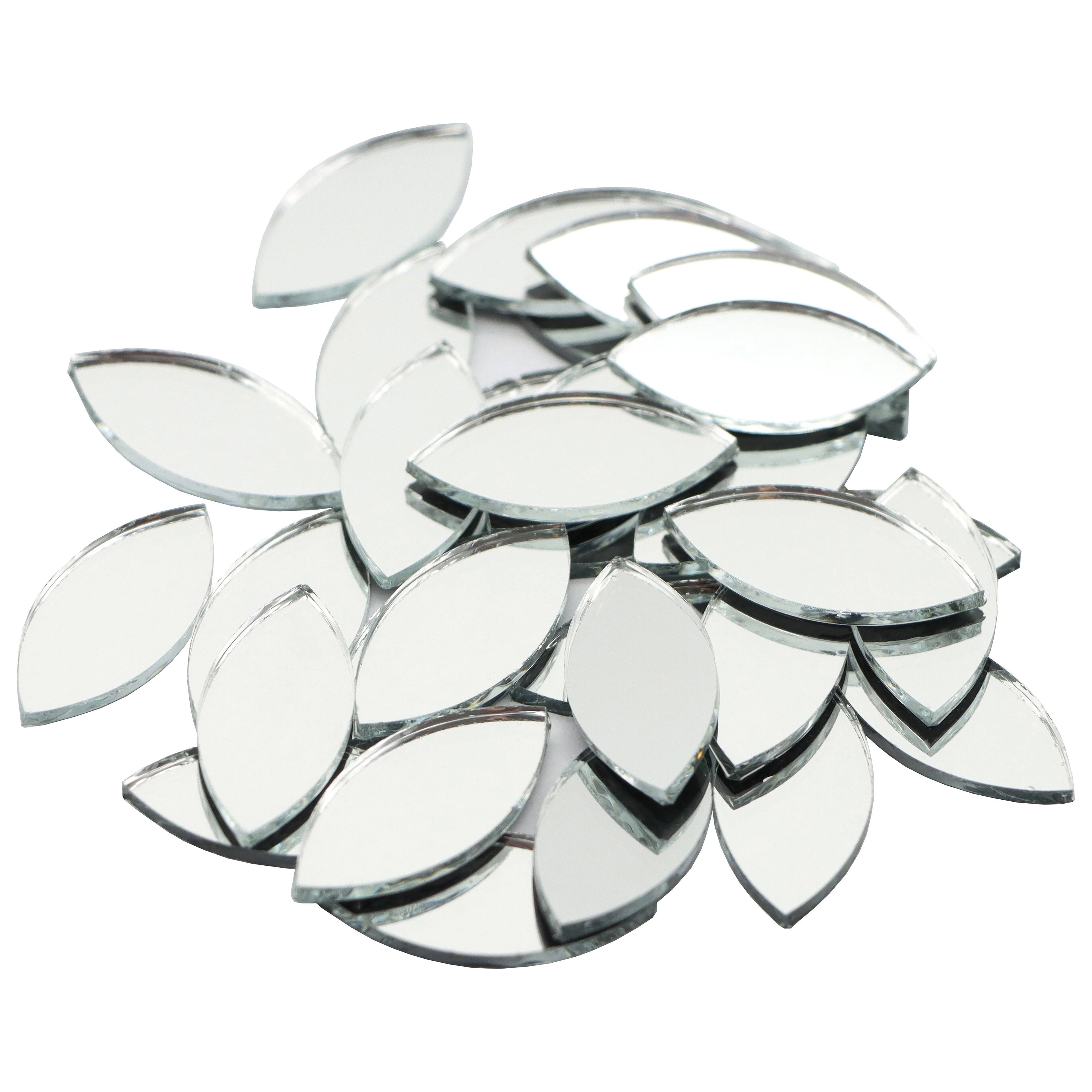 1&#x22; Leaf Glass Mirrors, 50ct. by Make Market&#xAE;