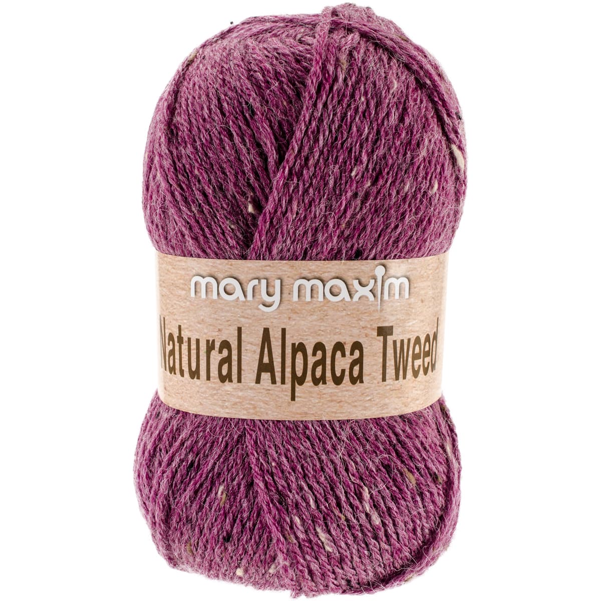 Mary Maxim Natural Alpaca Tweed Yarn