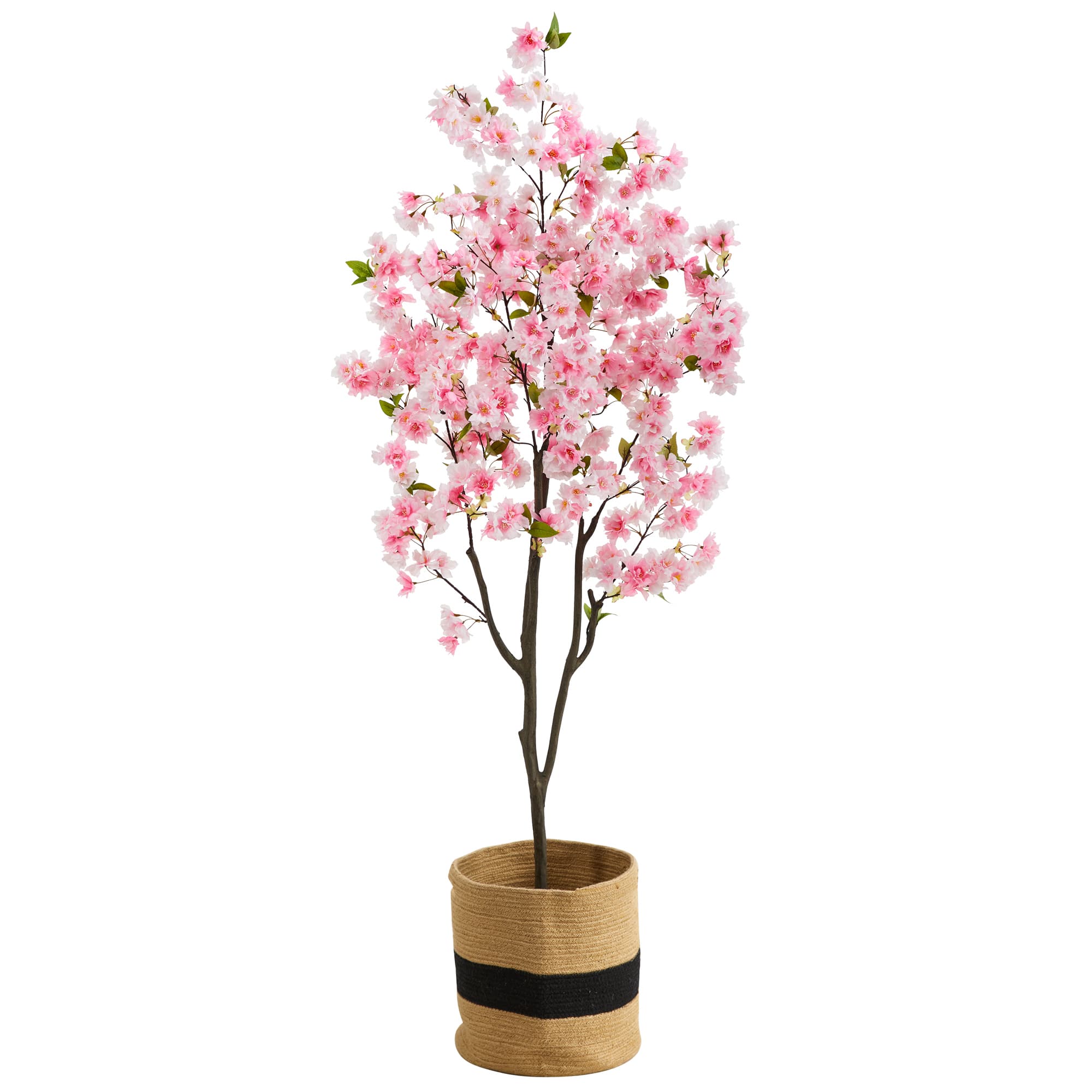 6ft. Artificial Cherry Blossom Tree with Basket