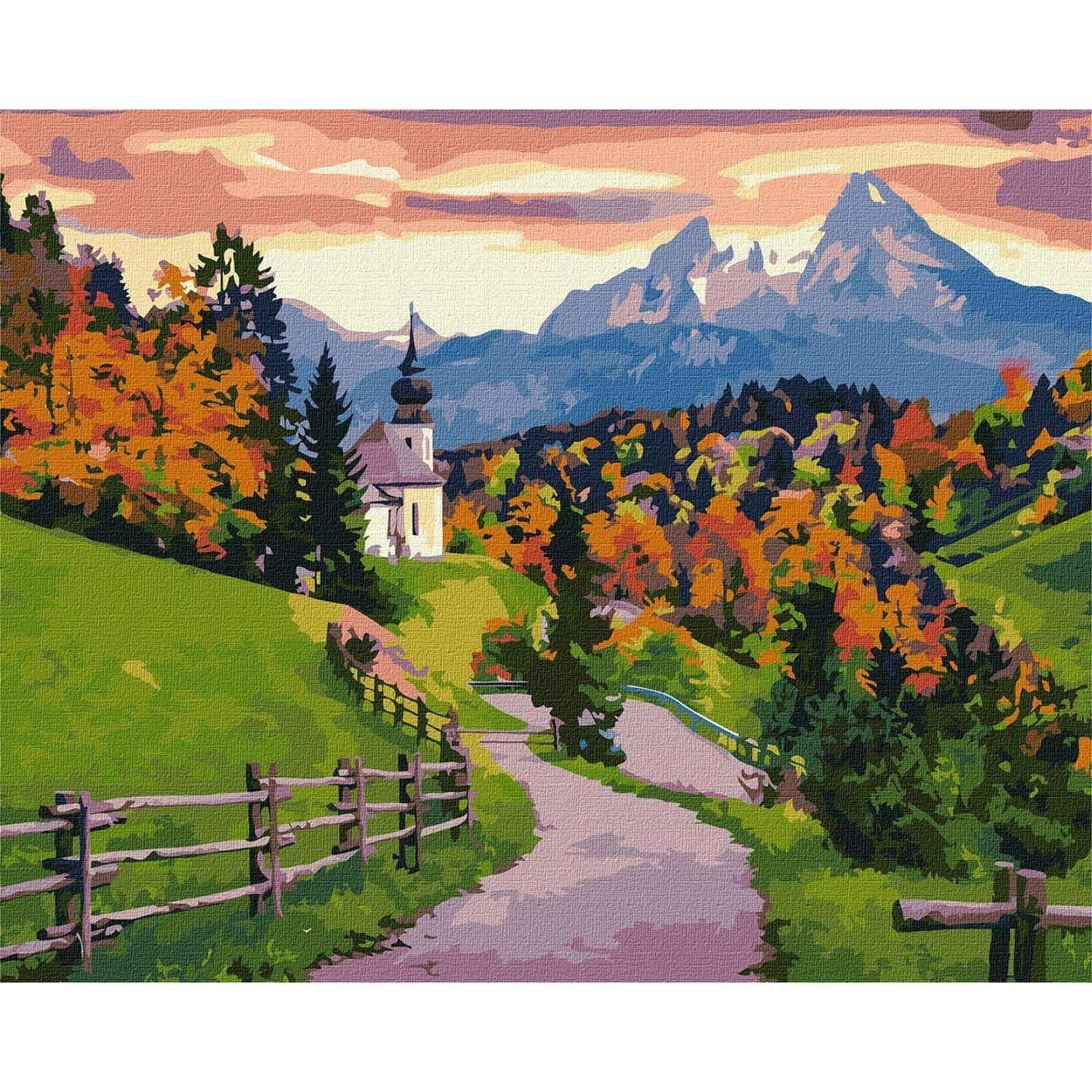 Autumn Silence Painting by Numbers Kit