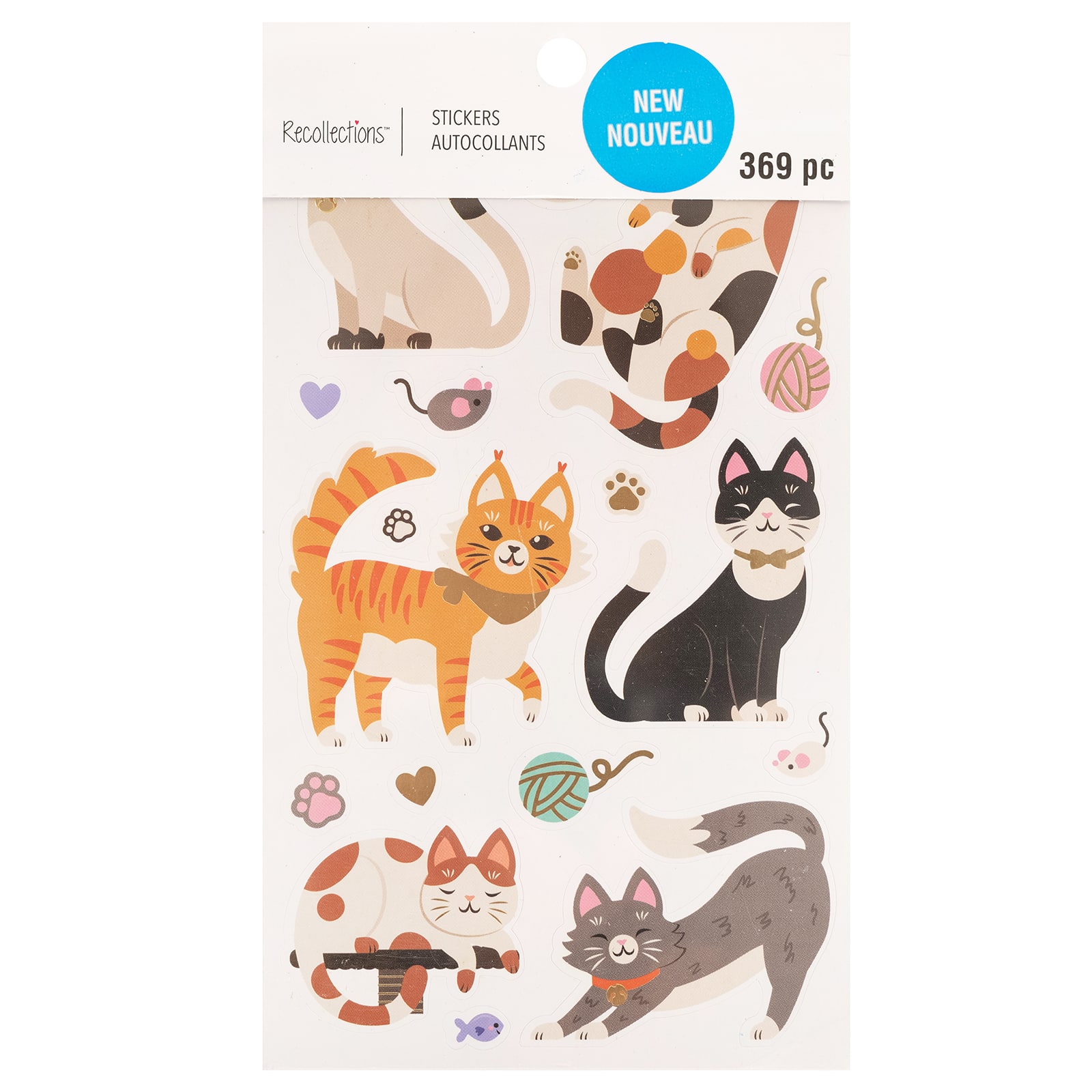 Cat Stickers by Recollections | Michaels