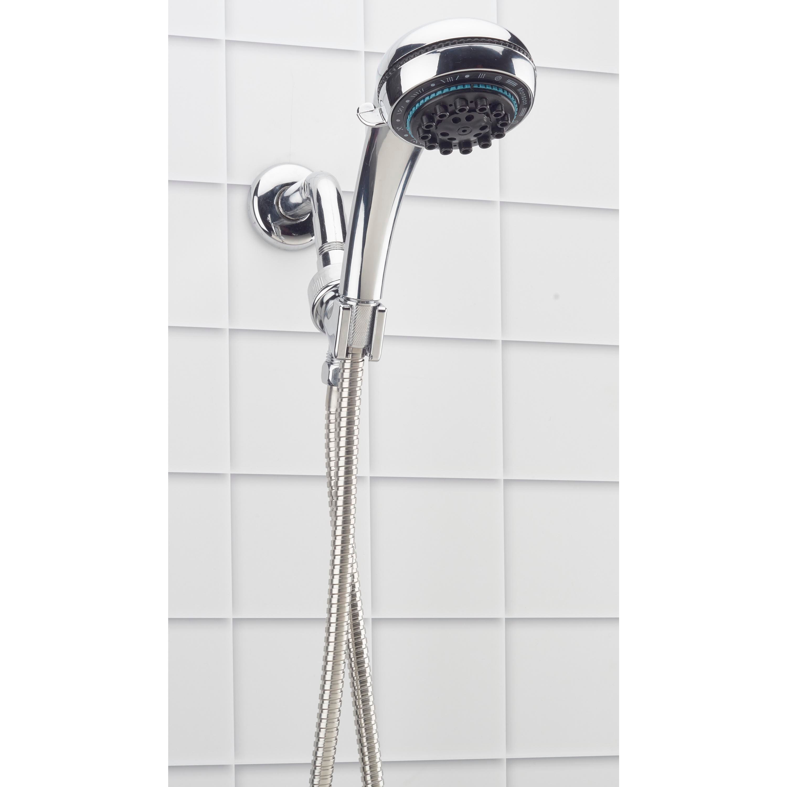 Bath Bliss 8 Function Shower Head &#x26; Cord