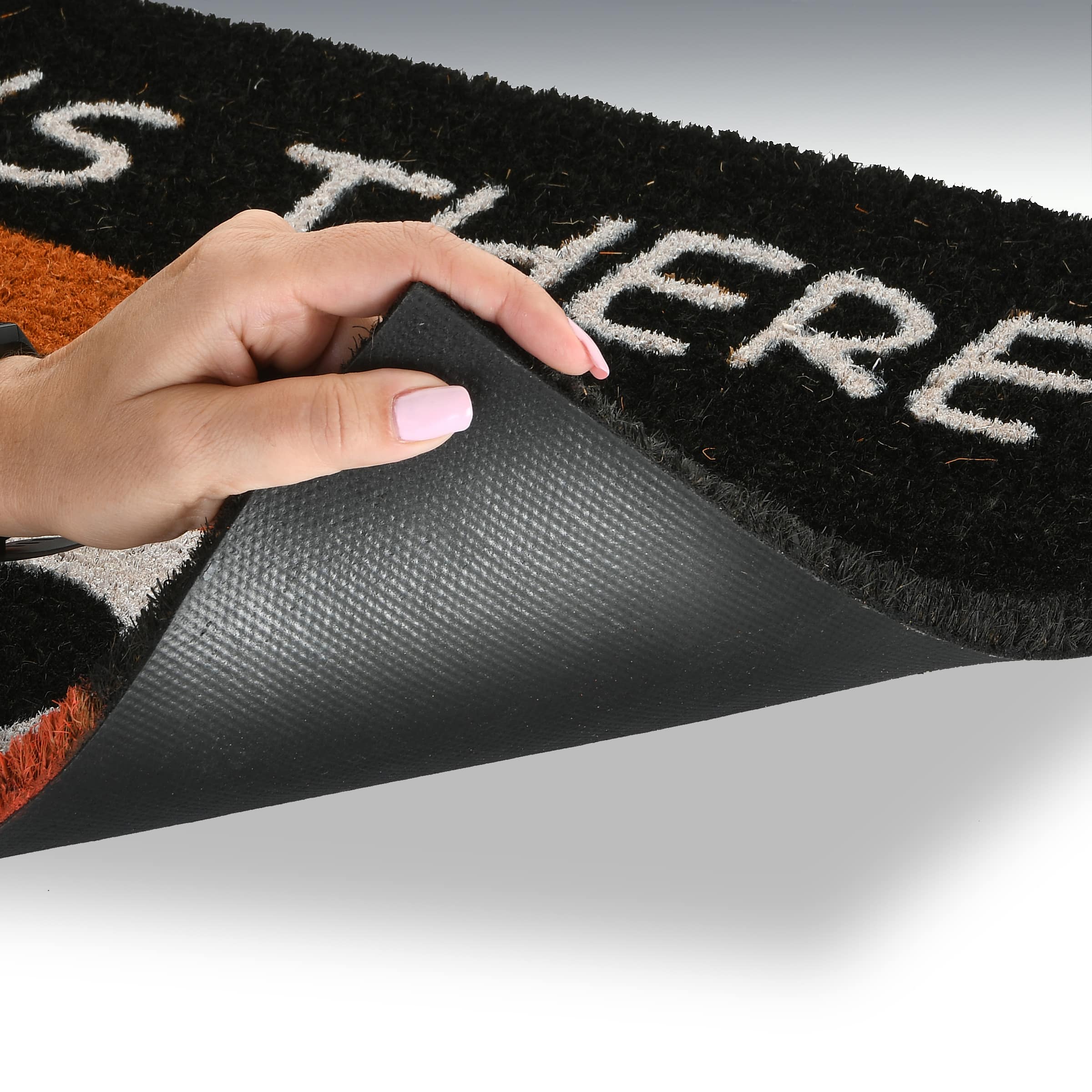 Owl Head Halloween Doormat