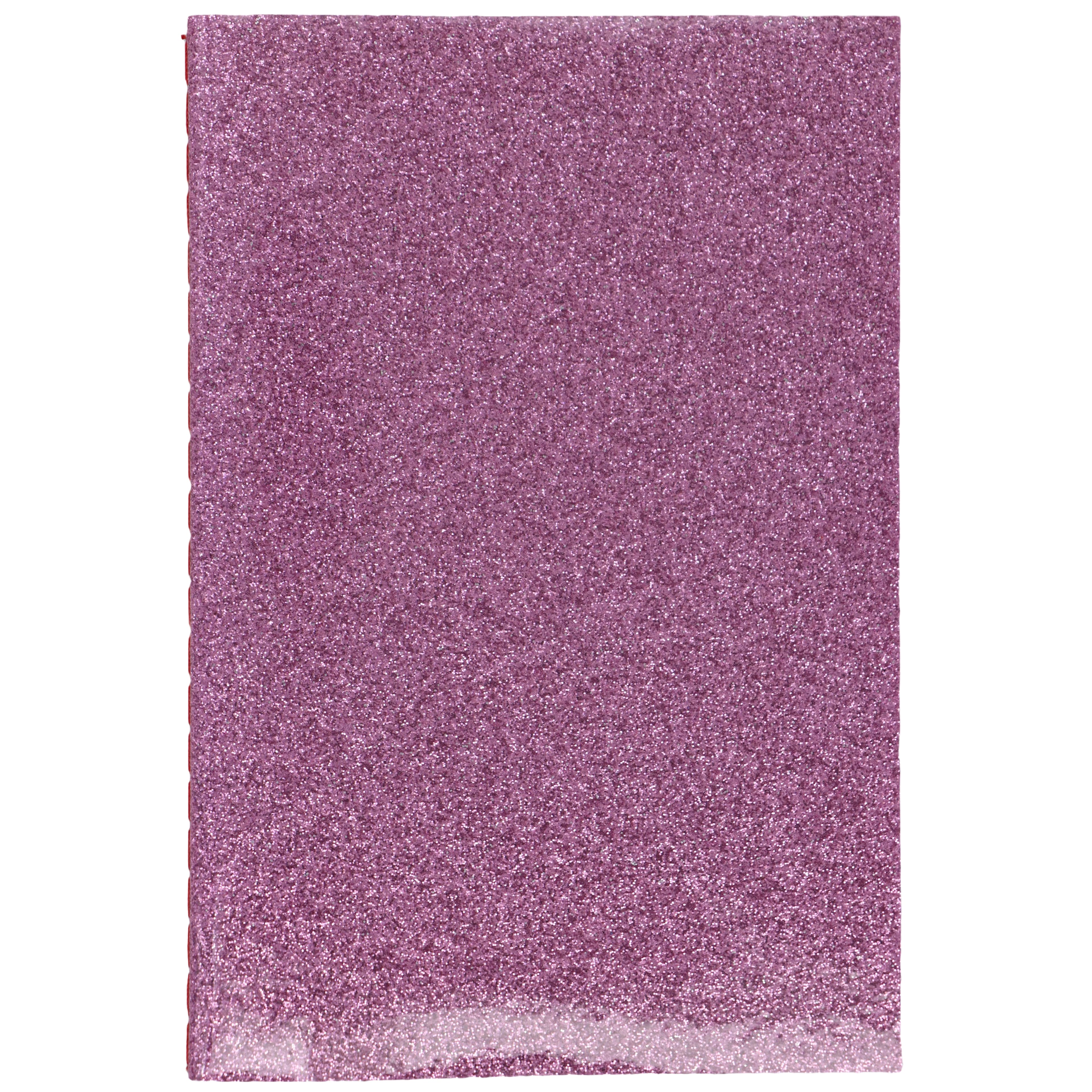 Assorted 4&#x22; x 6&#x22; Glitter PVC Notebook, 1pc. by Fab Finds