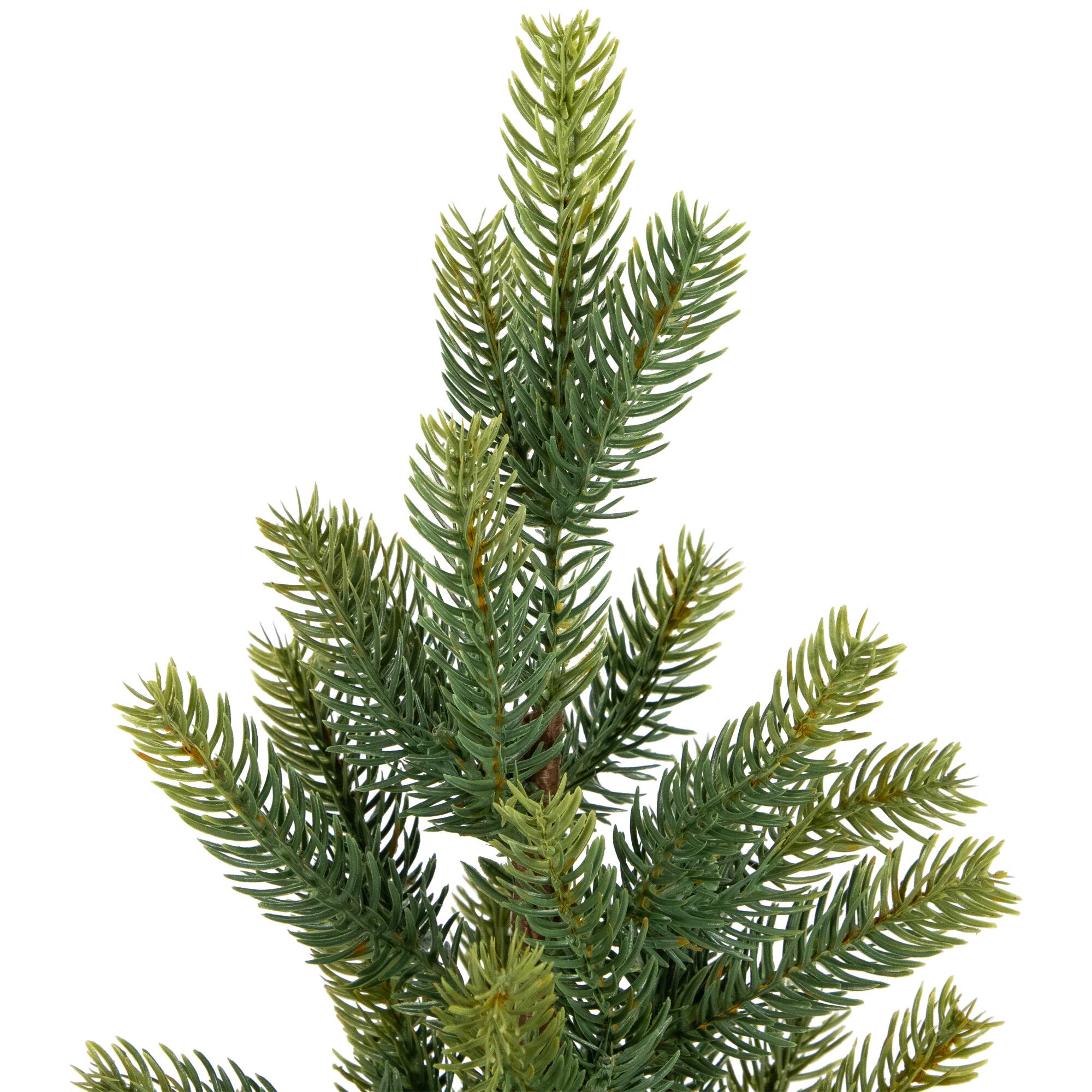10.5&#x22;, 15&#x22;, &#x26; 18&#x22; Unlit Pine Artificial Christmas Tree with Burlap Base Set