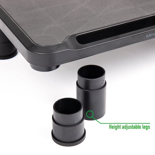 Mind Reader Black Small Plastic Monitor Riser Stand Set | Michaels