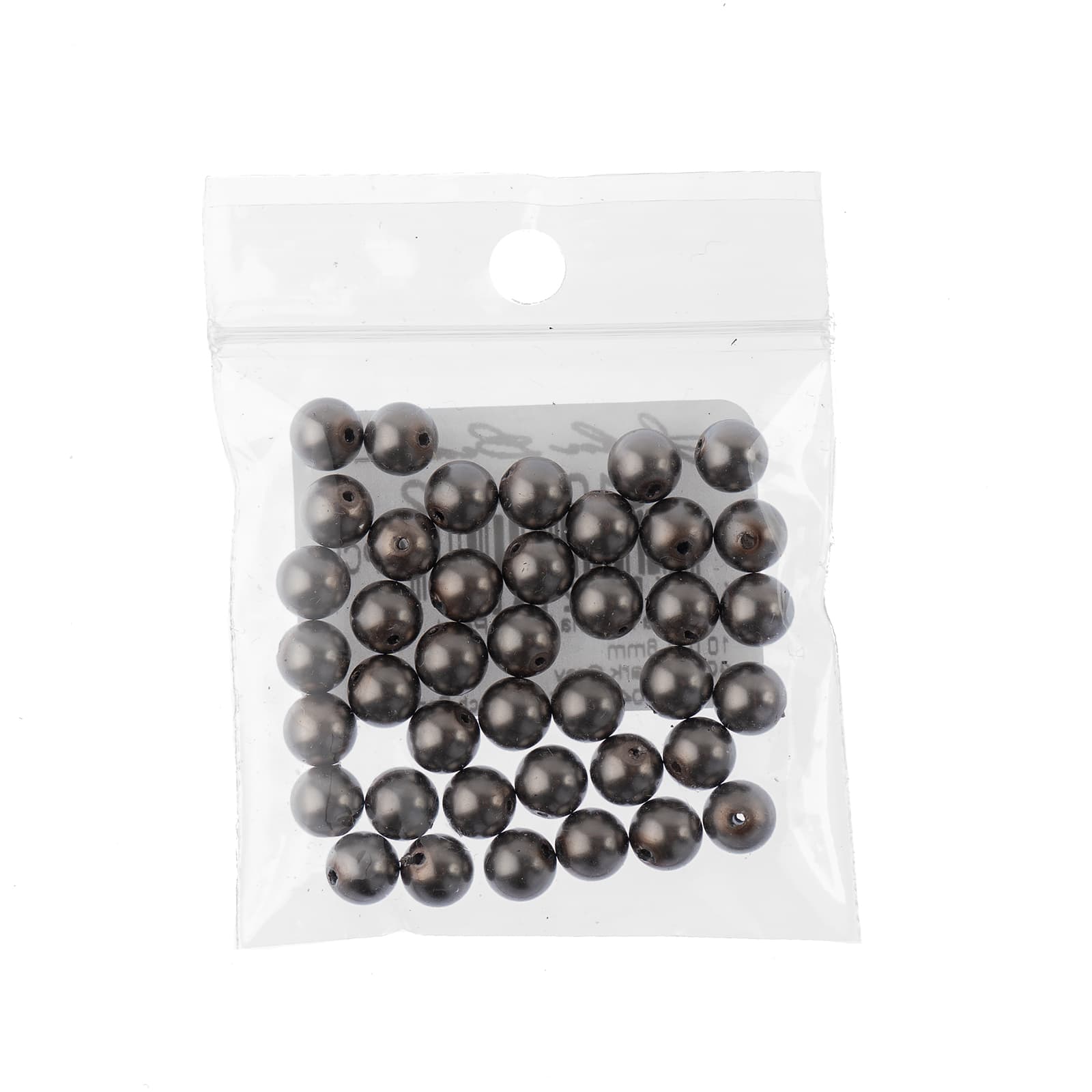 Preciosa Maxima 6mm Glass Nacre Pearls, 40ct.