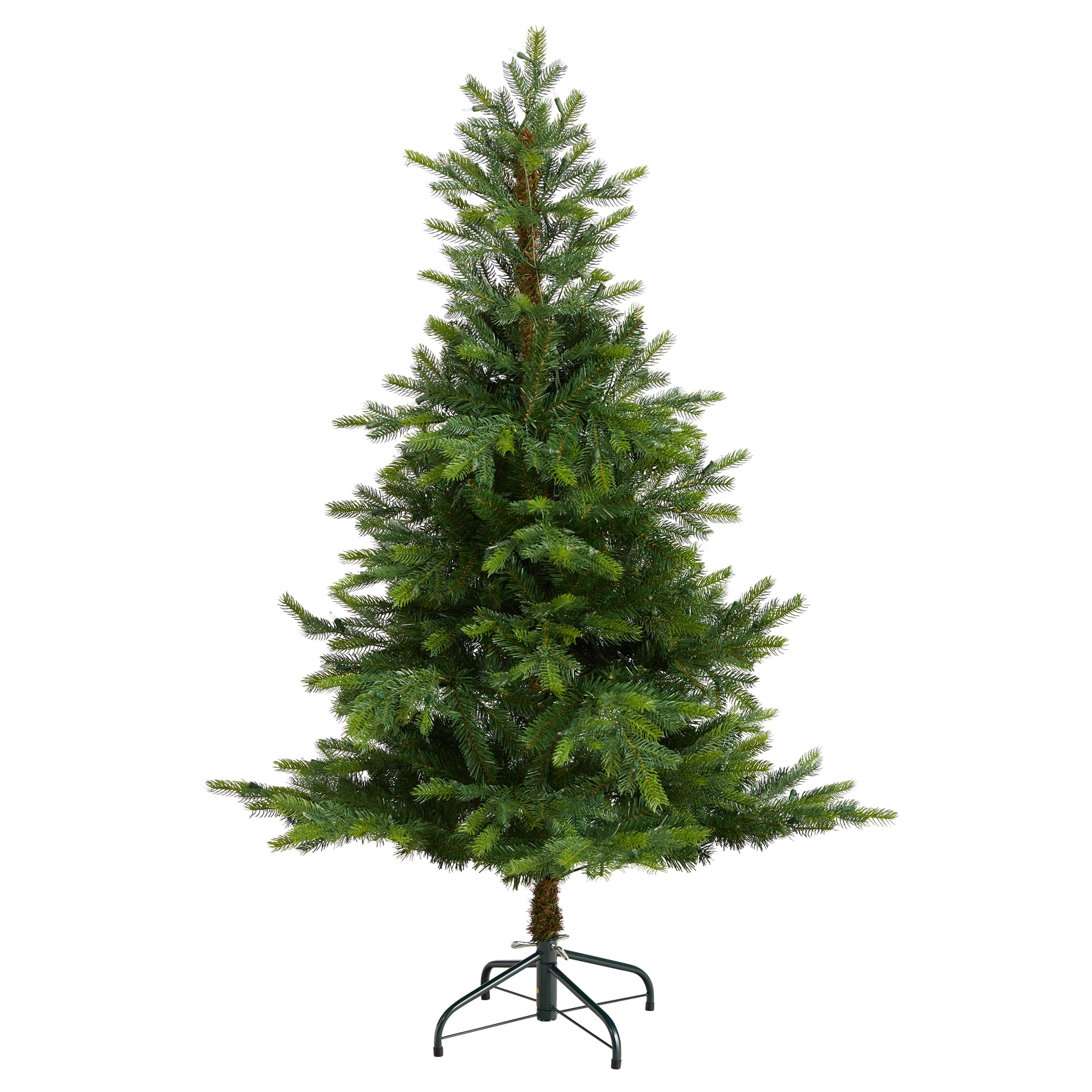 5ft. Pre-Lit North Carolina Spruce Artificial Christmas Tree, Clear LED Lights