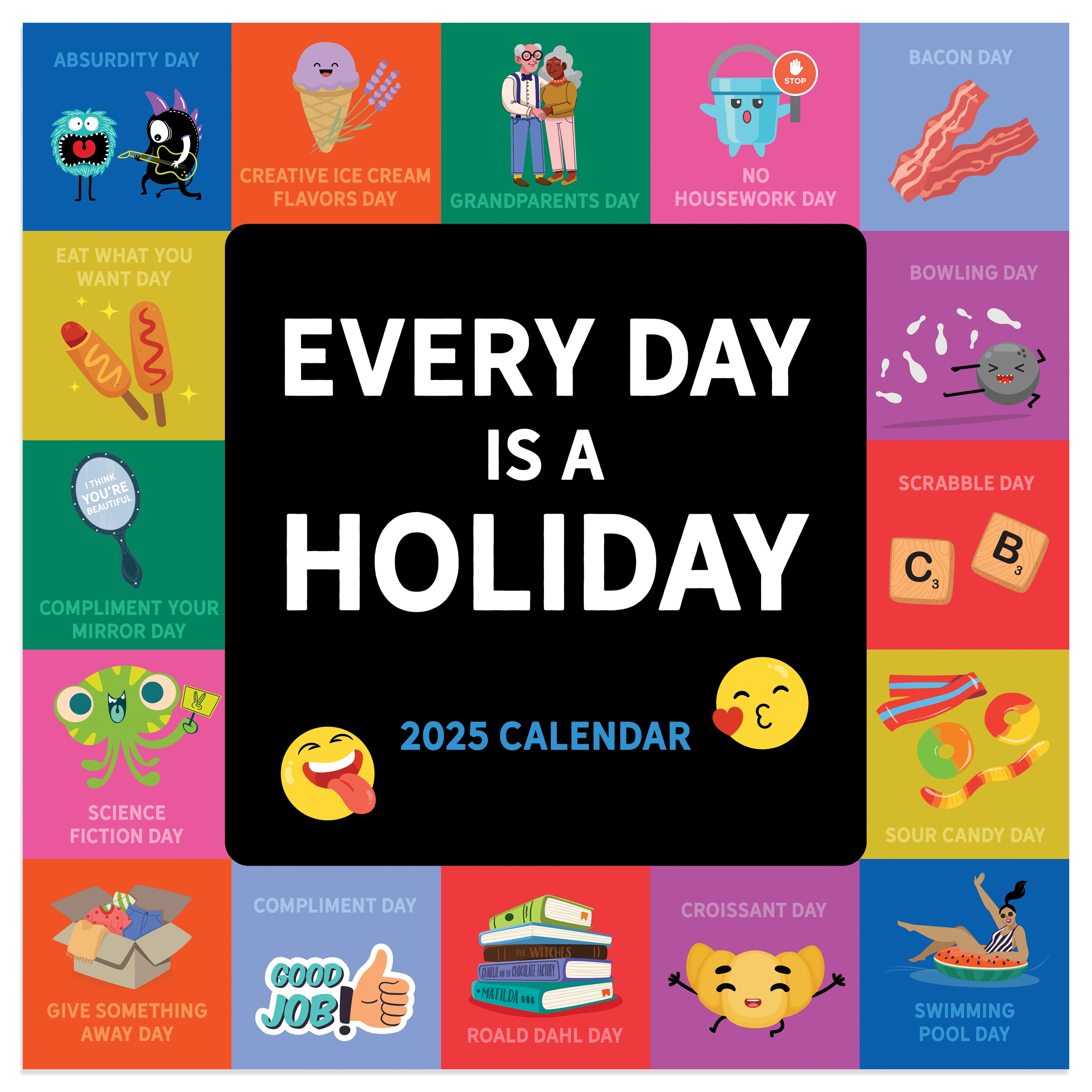 TF Publishing 2025 Every Day's A Holiday Mini Calendar