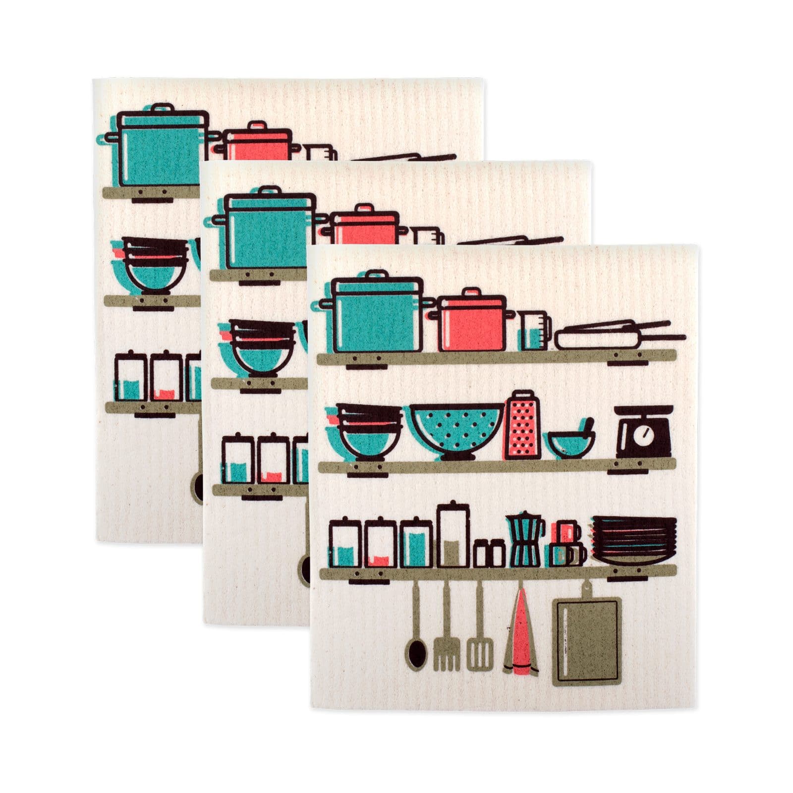 DII&#xAE; Utensils Swedish Dishcloth, 3ct.